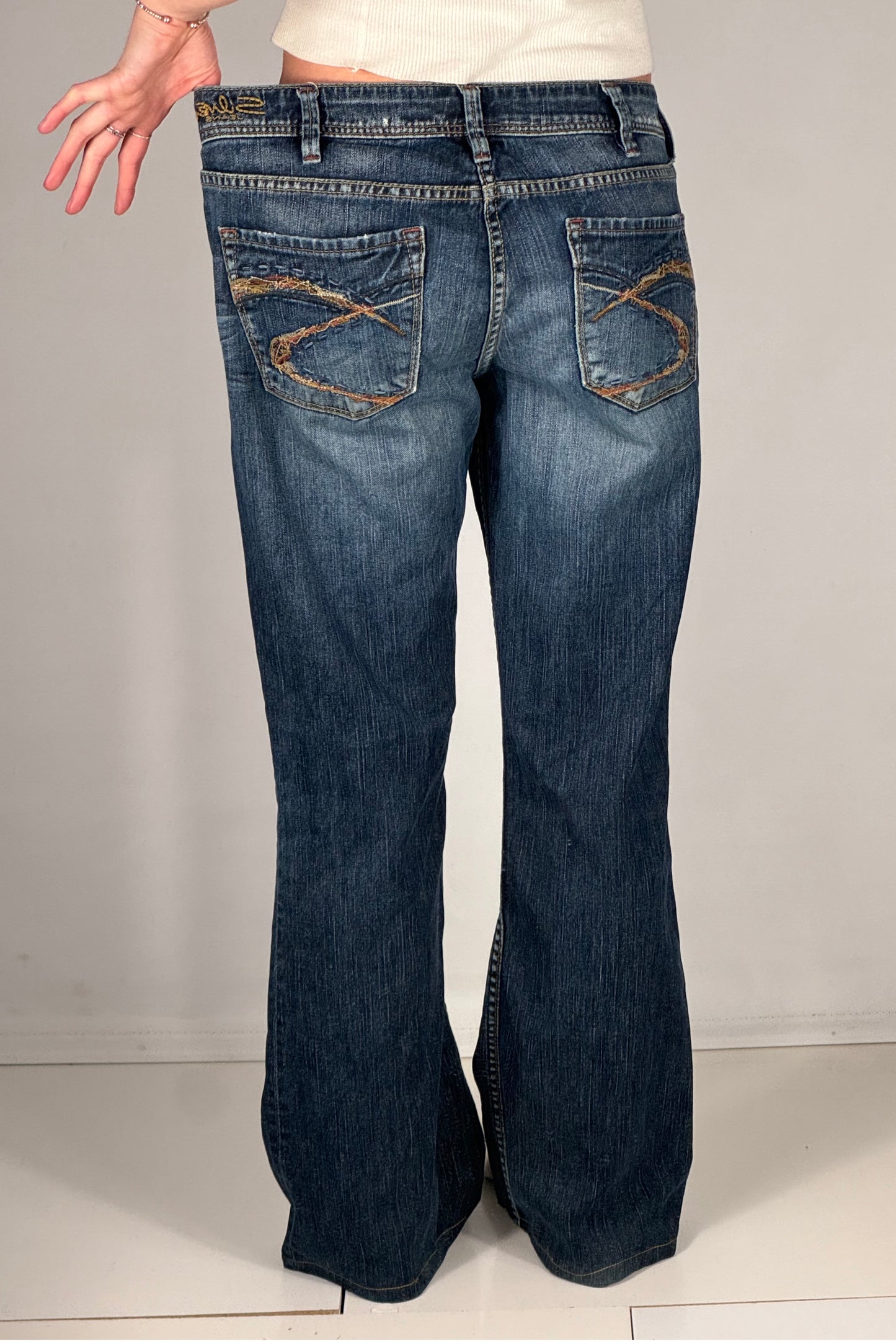 Lågmidjade jeans stl: M