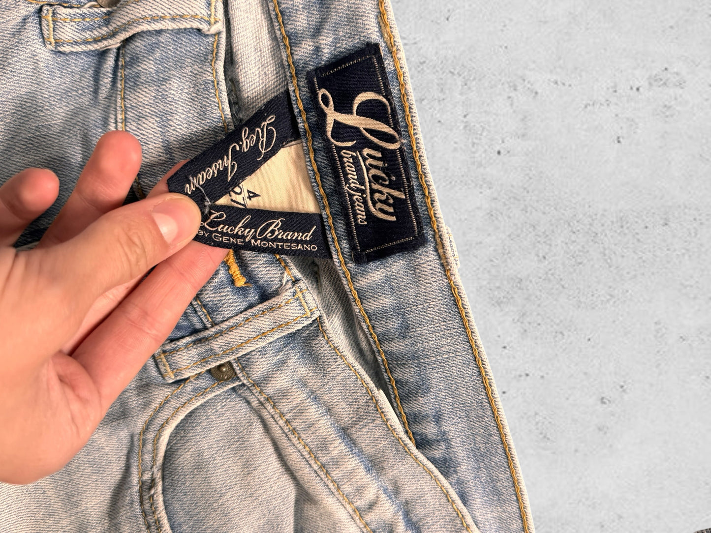 Lågmidjade jeans stl: S