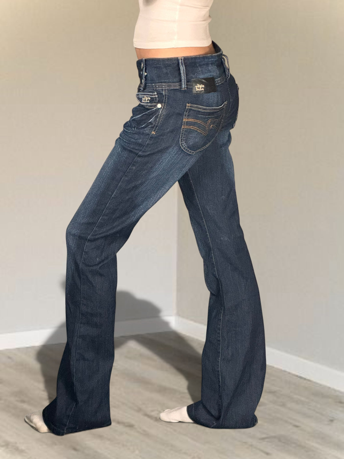 Lågmidjade jeans stl: S