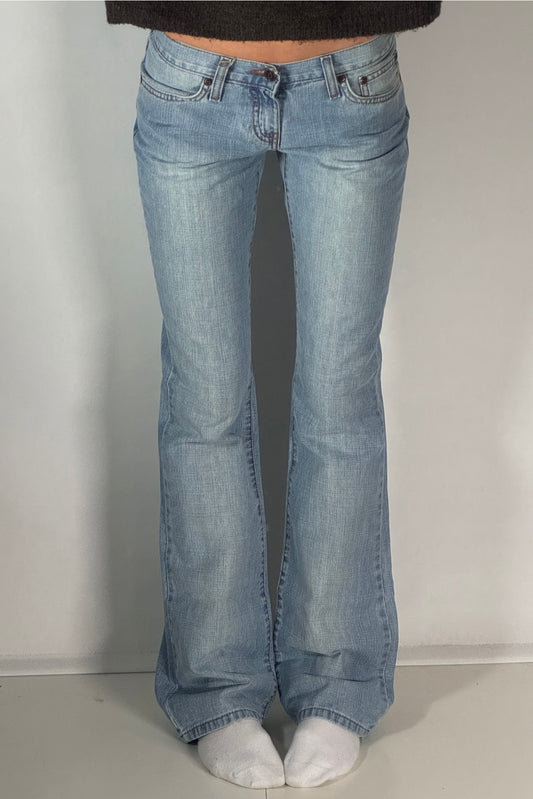 Lågmidjade jeans stl: XXS (W28/L34)