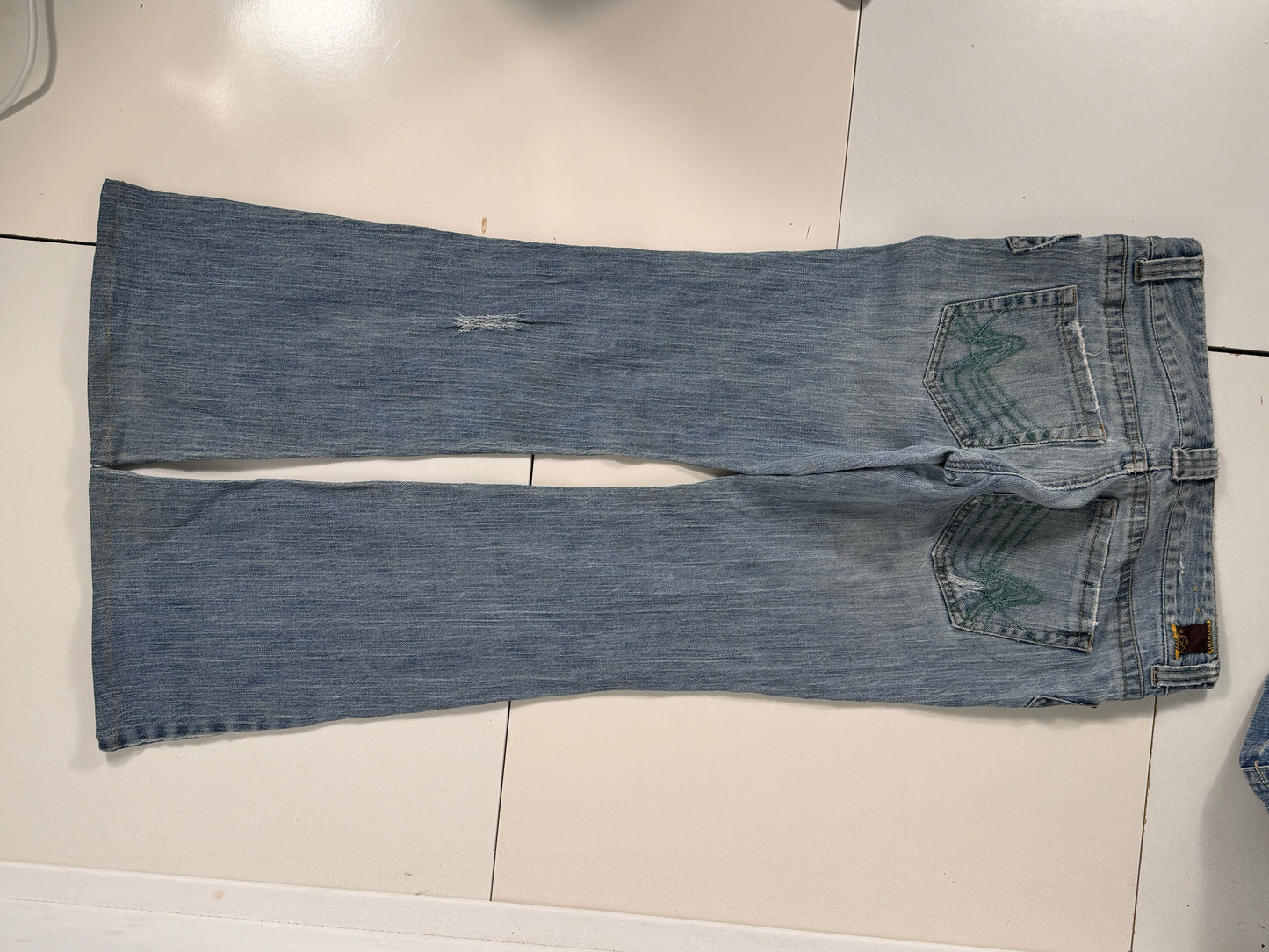 Lavtaljede jeans str: S