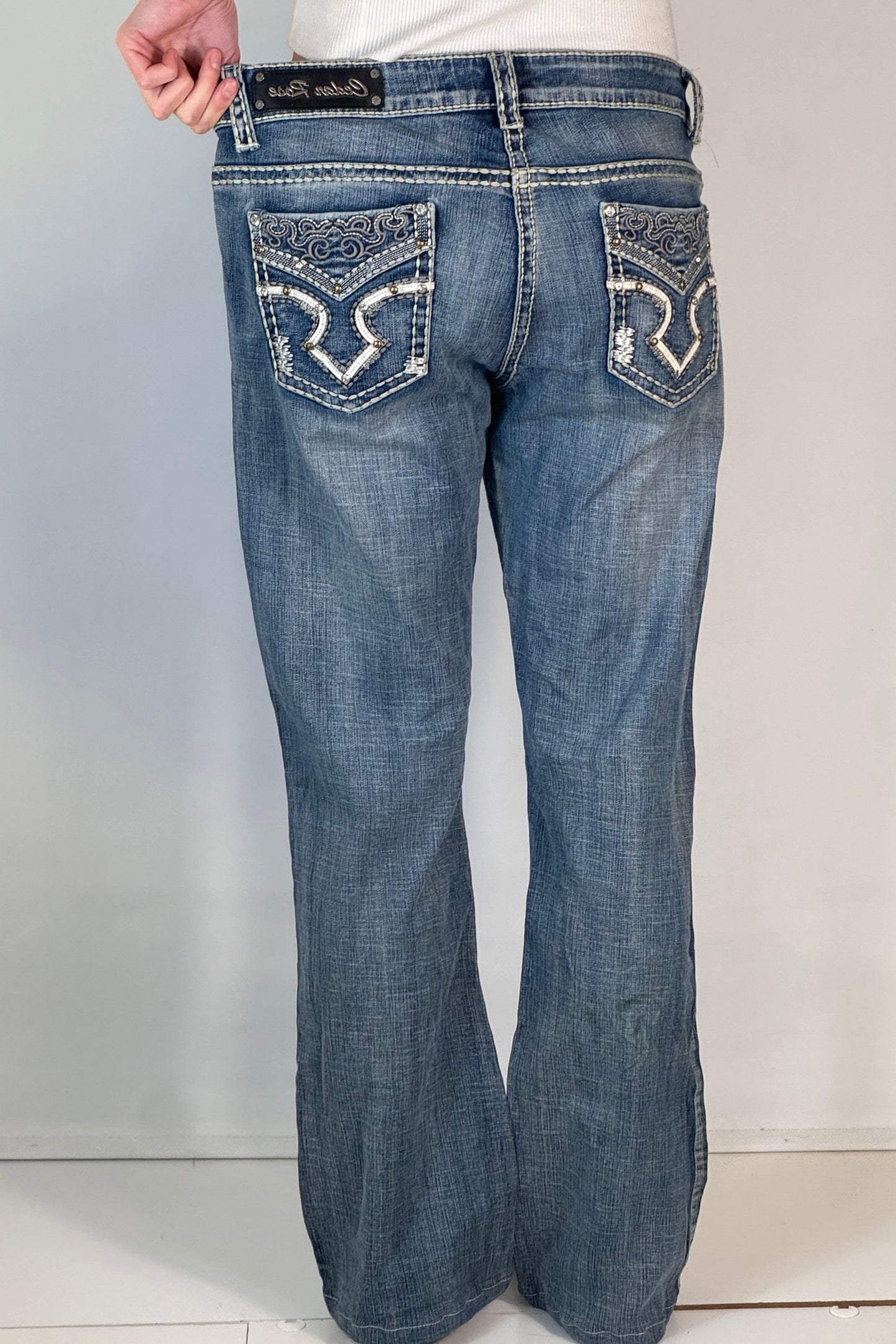 Lågmidjade jeans stl: M