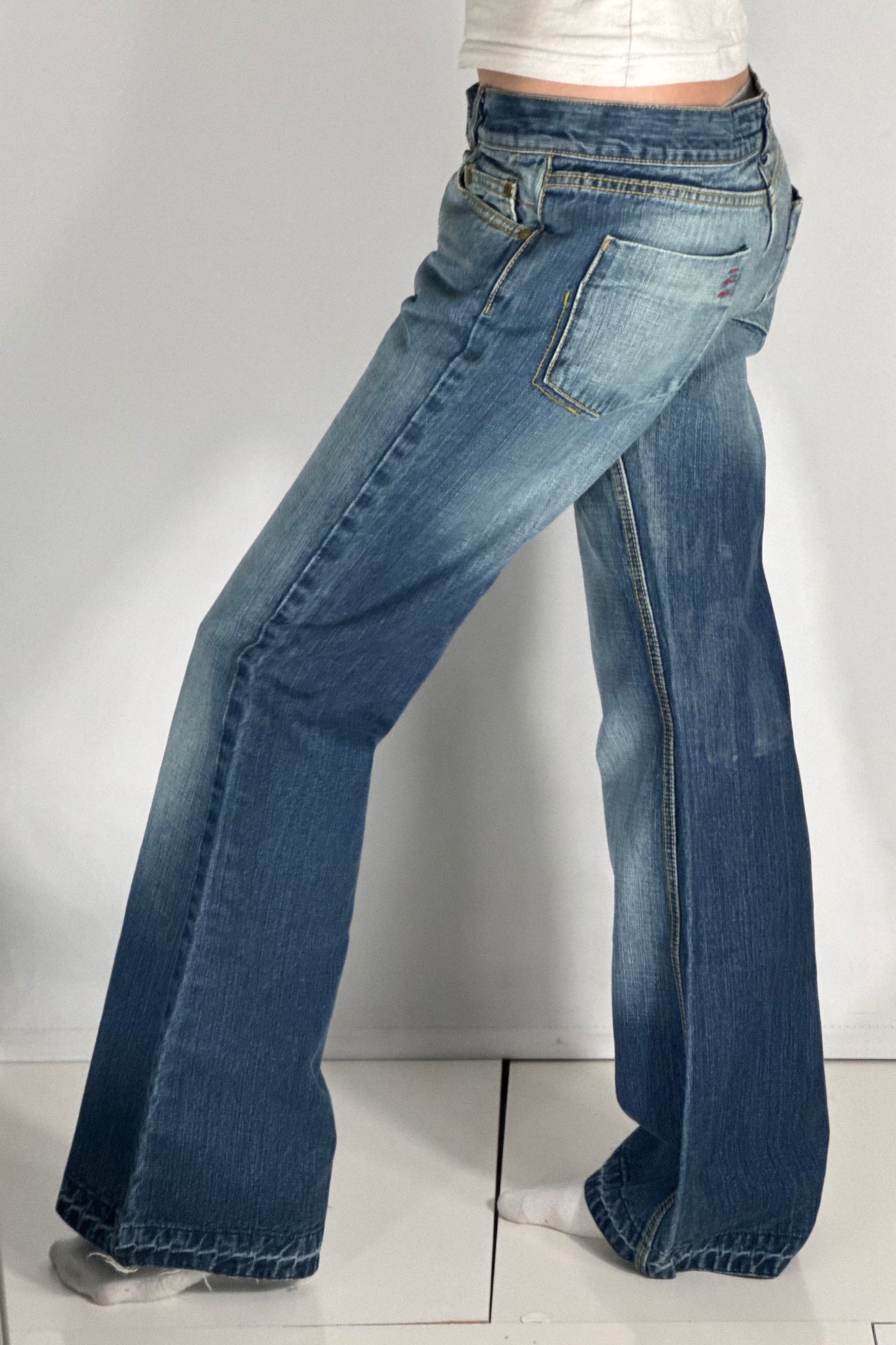 Lågmidjade jeans stl: S