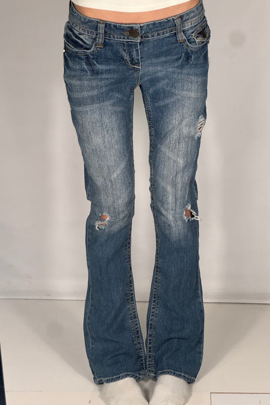 Lågmidjade jeans stl: S