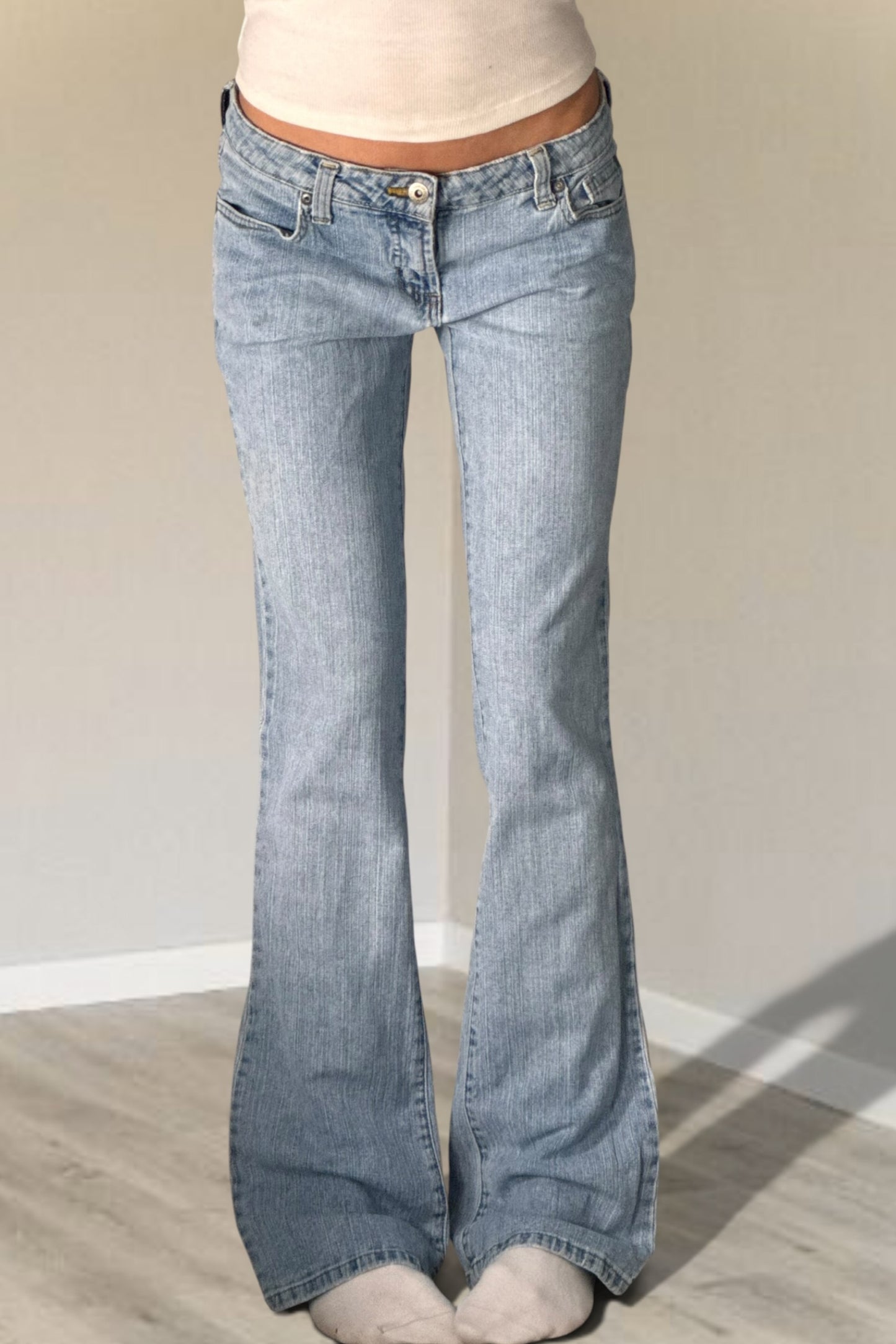 Lågmidjade jeans stl: S/M