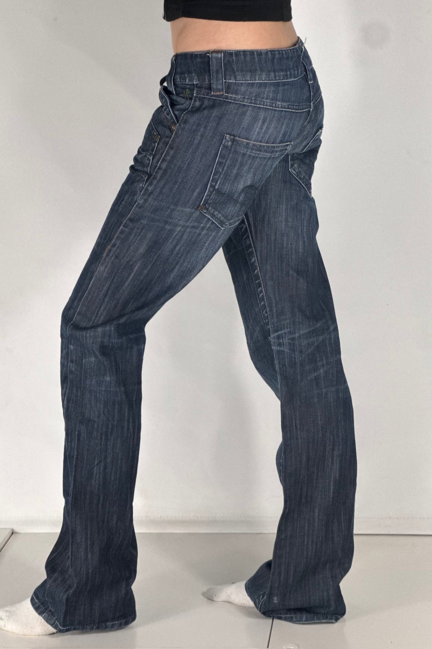 Lavtaljede jeans str: