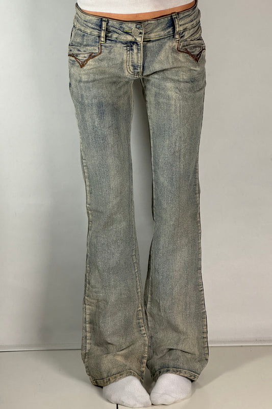 Lågmidjade jeans stl: S/M