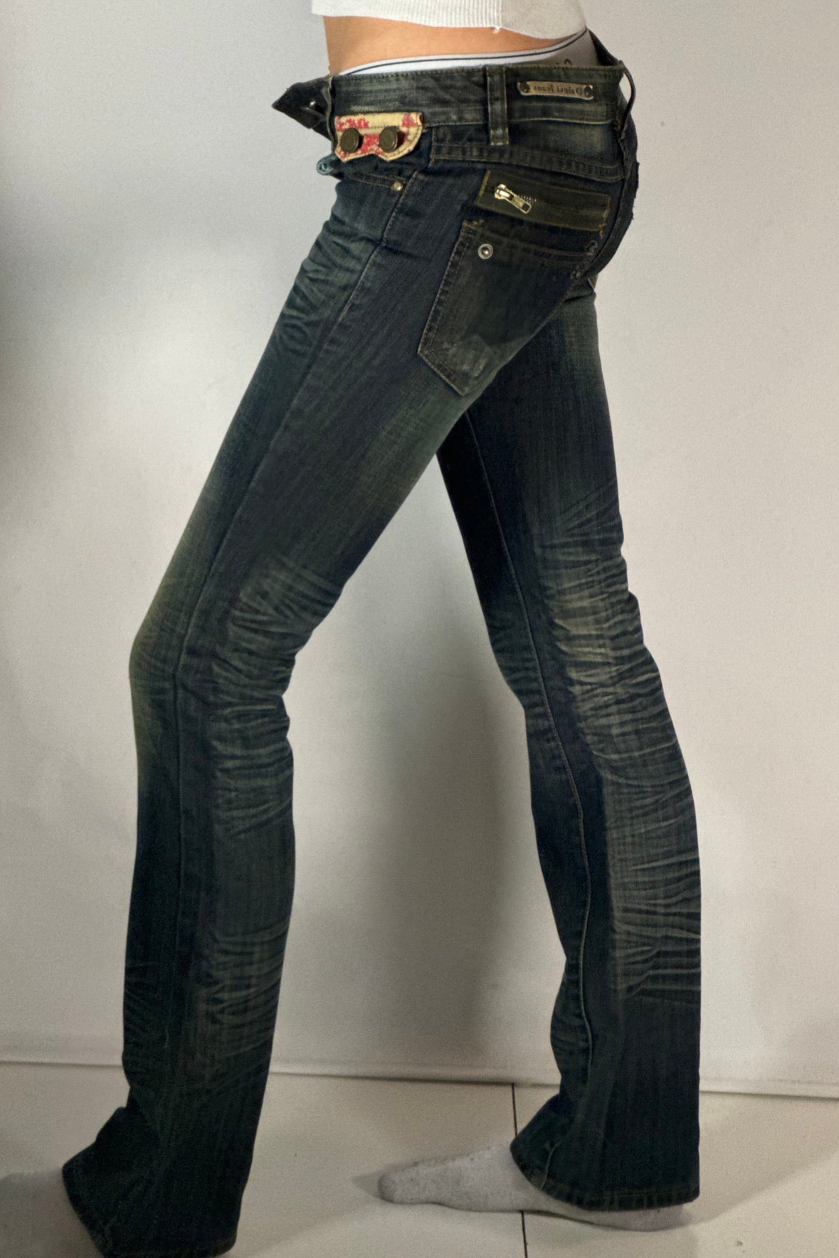 Lågmidjade jeans stl: XXXS