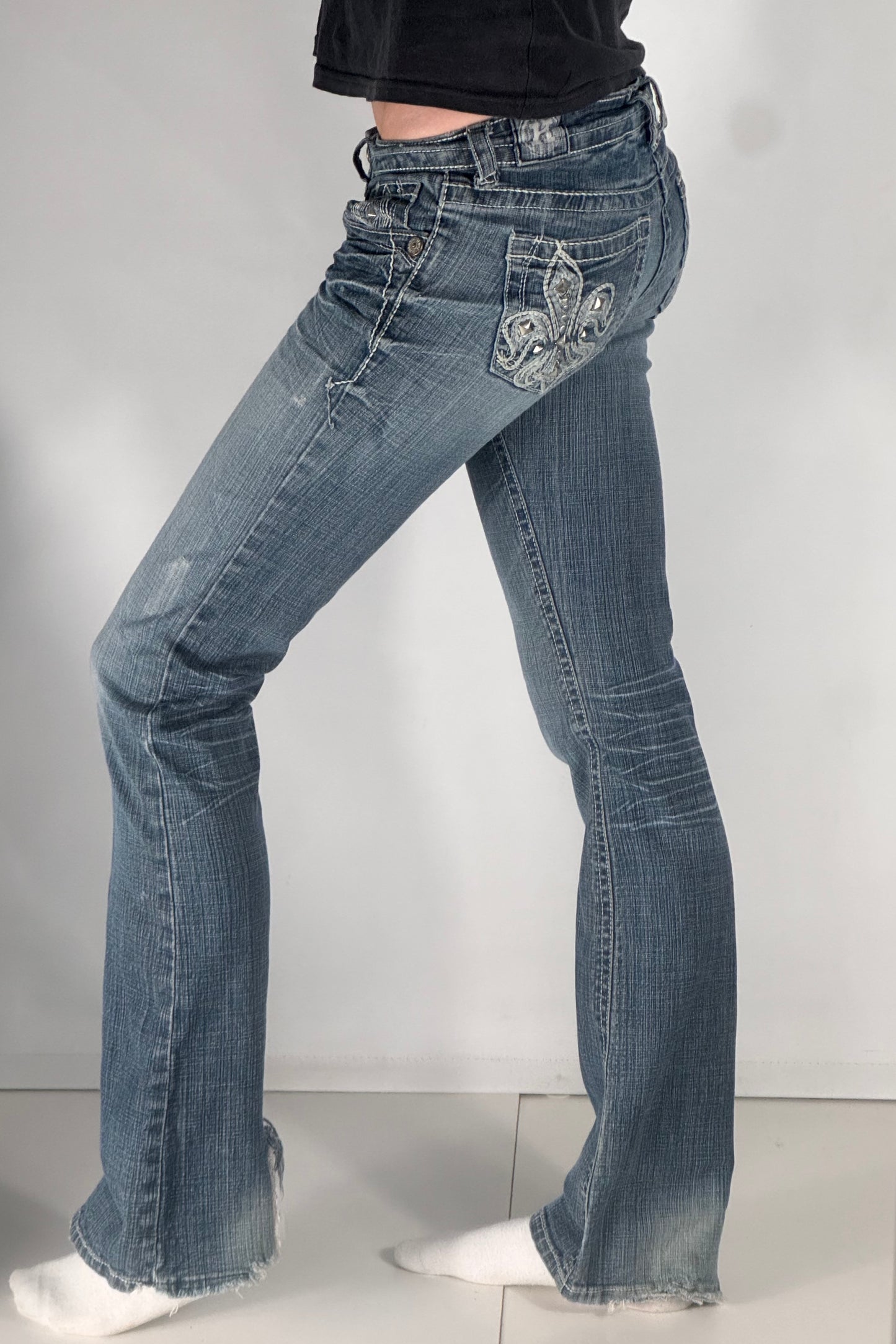 Lågmidjade jeans stl: XS