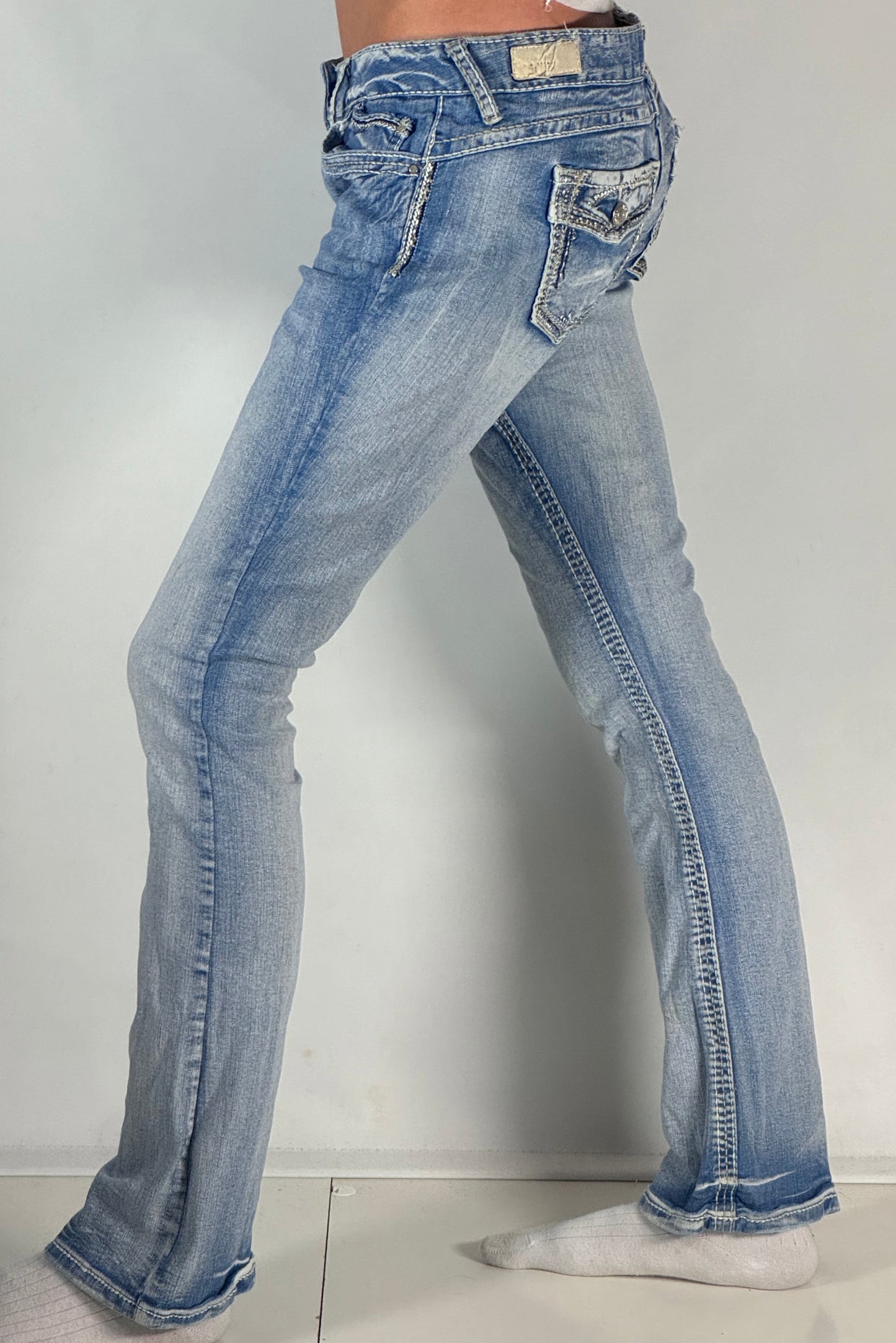 Lågmidjade jeans stl: S