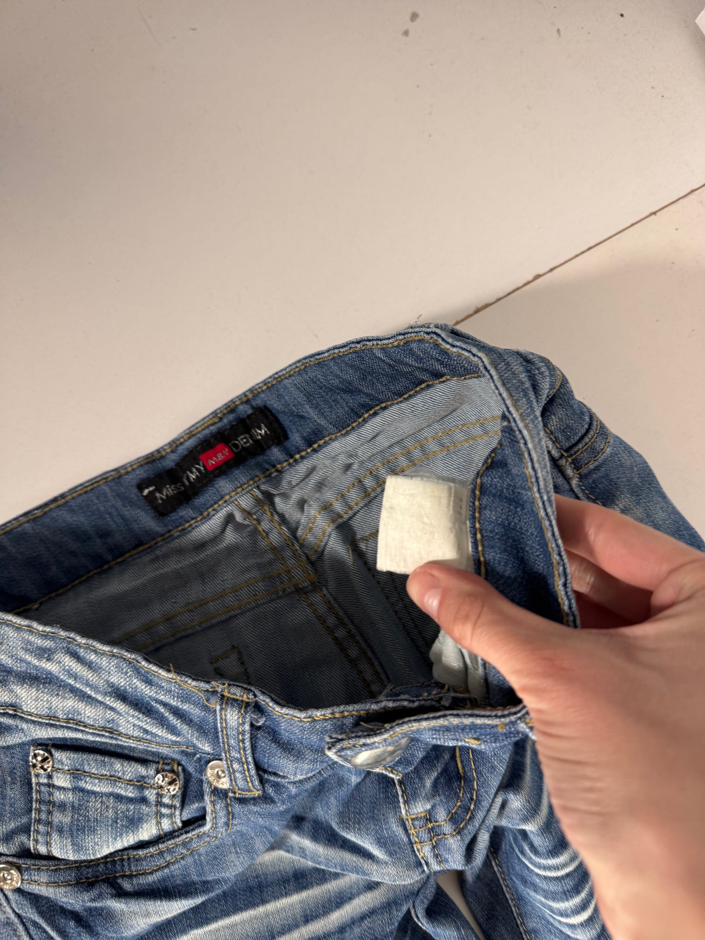 Lågmidjade jeans stl: XS