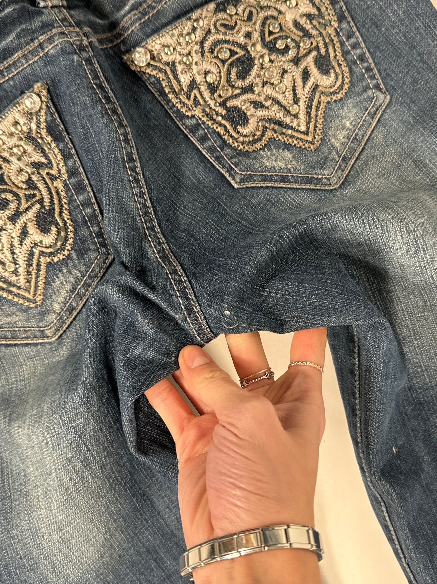 Lågmidjade jeans stl: XS