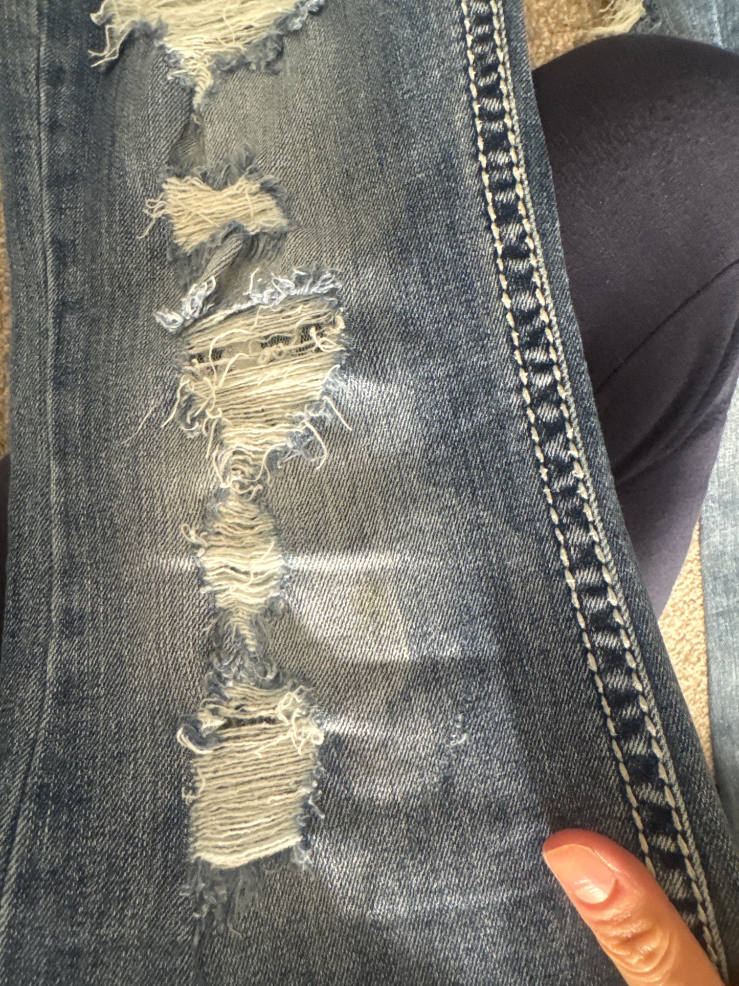 Lågmidjade jeans stl: S