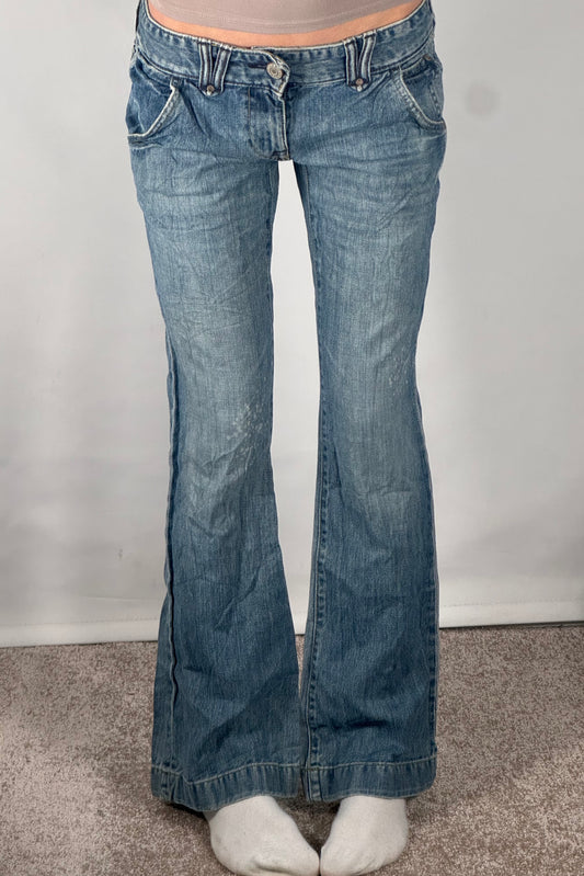 Lågmidjade jeans stl: S