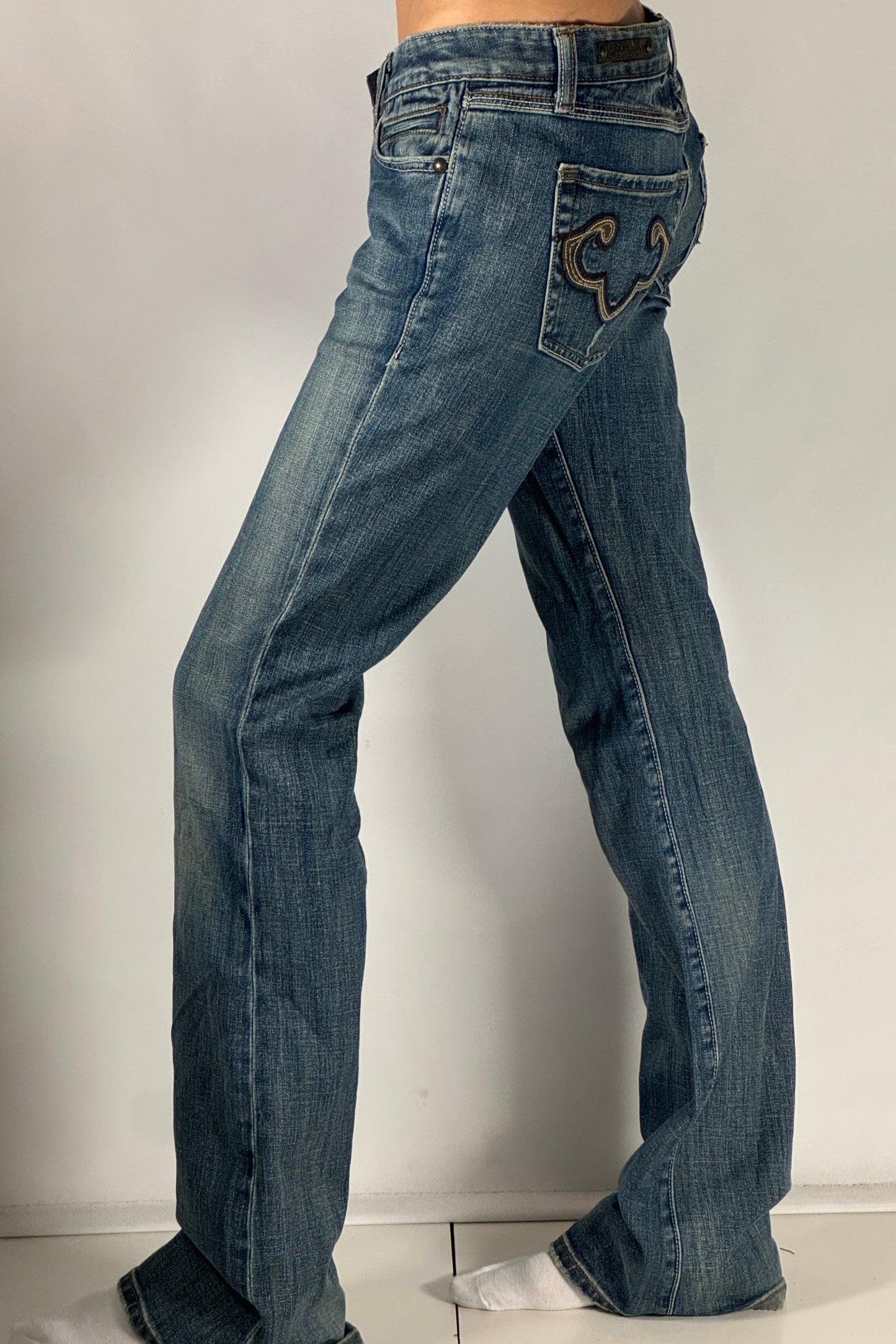 Lågmidjade jeans stl: S