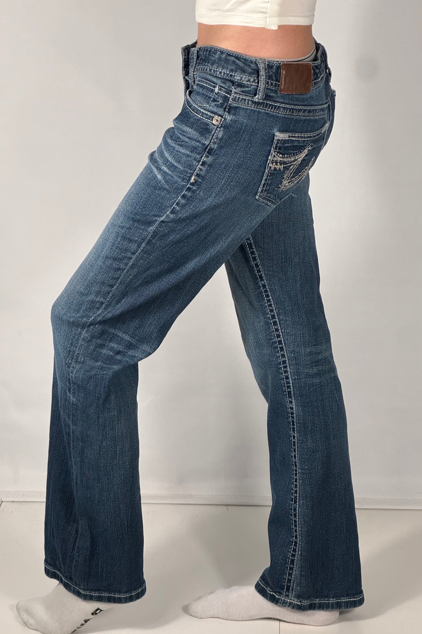 Lågmidjade jeans stl: S