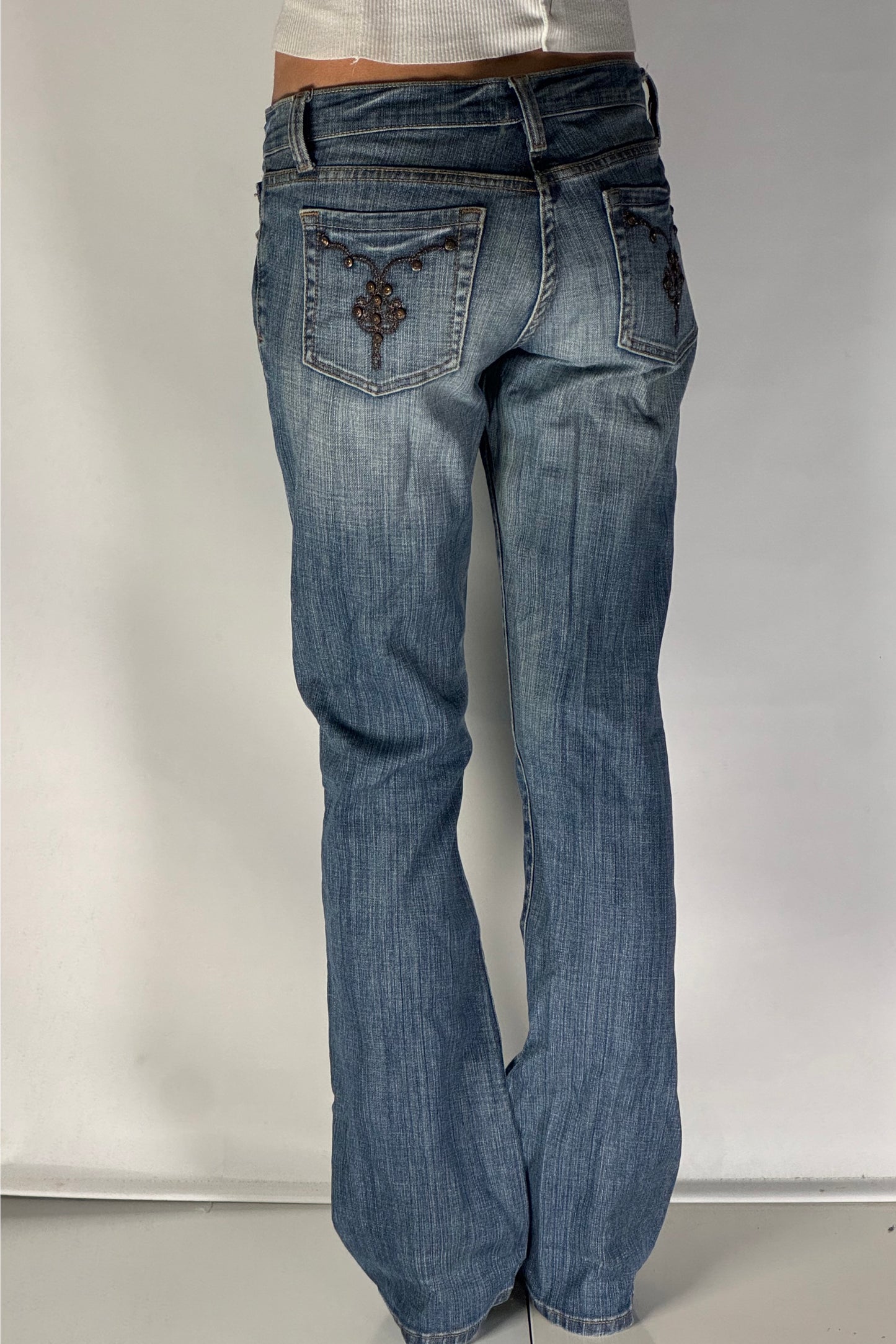 Lågmidjade jeans stl: XS