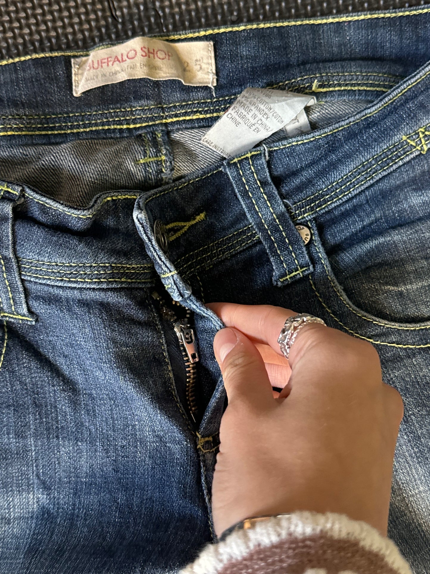Lågmidjade jeans stl: XS
