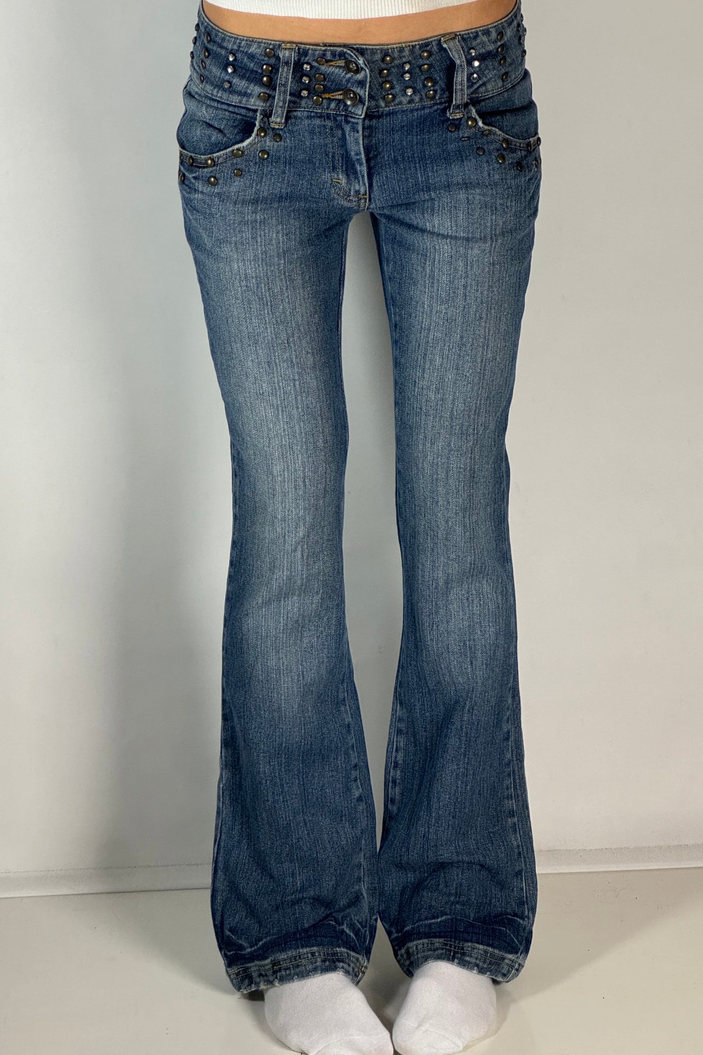 Lågmidjade jeans stl: XS