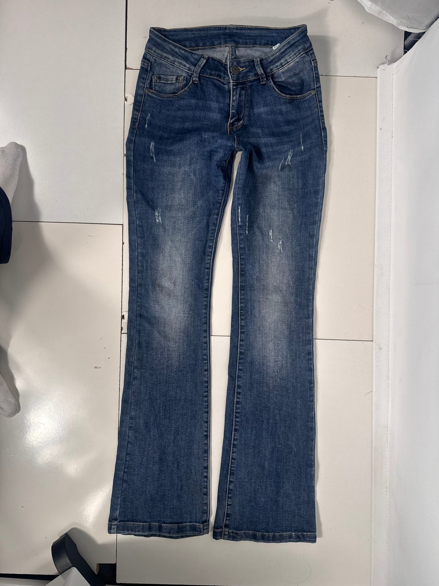 Utsvängda jeans stl: XS