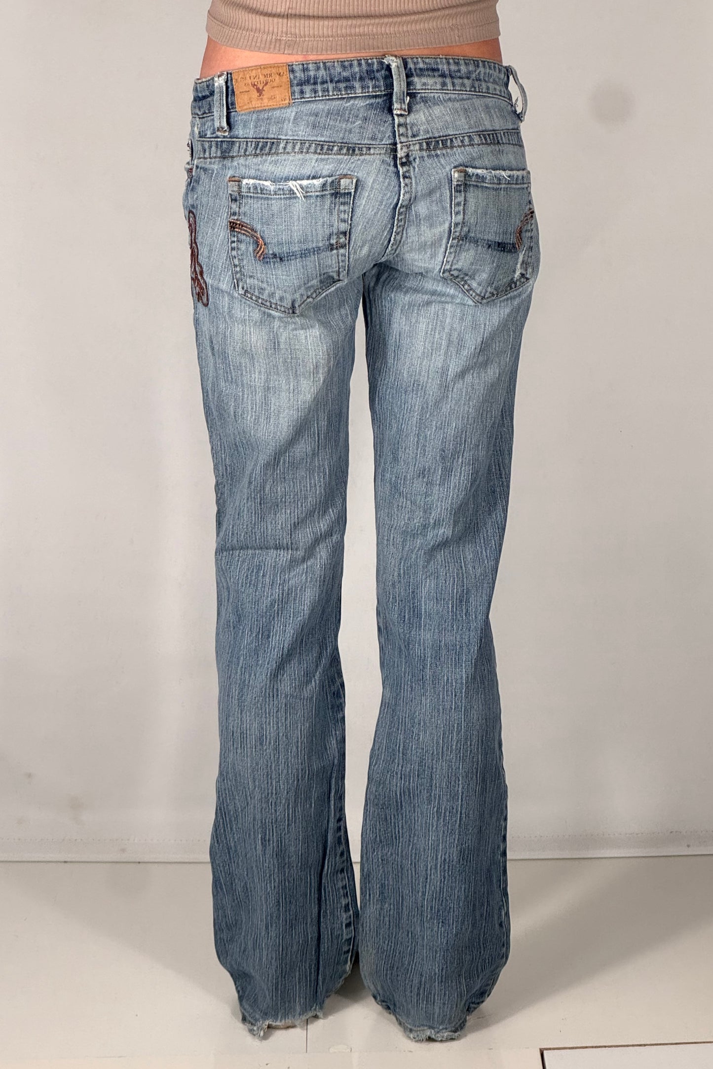 Lågmidjade jeans stl: S