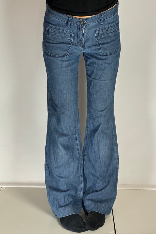 Lågmidjade jeans stl: S/M