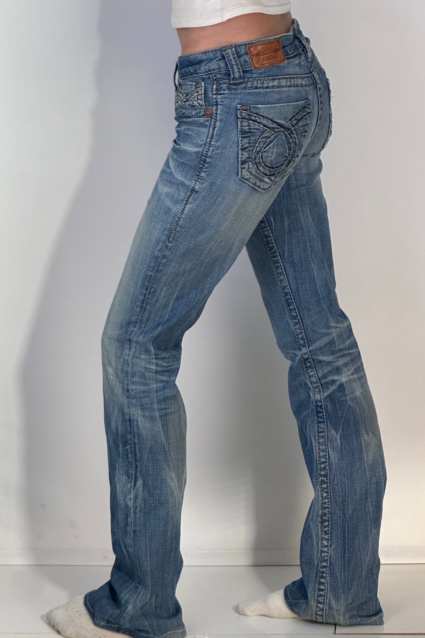 Lågmidjade jeans stl: XS