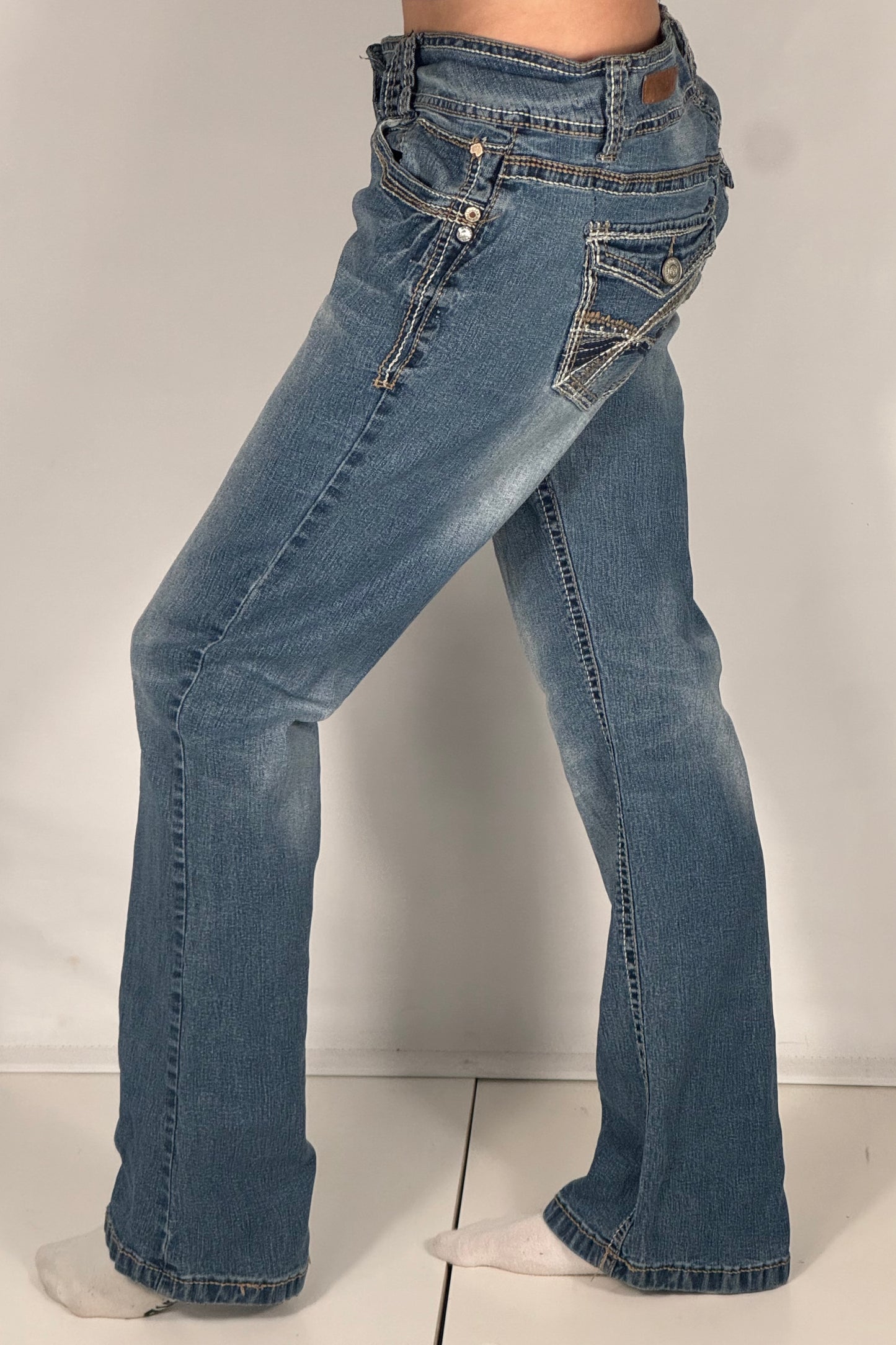 Lågmidjade jeans stl: M