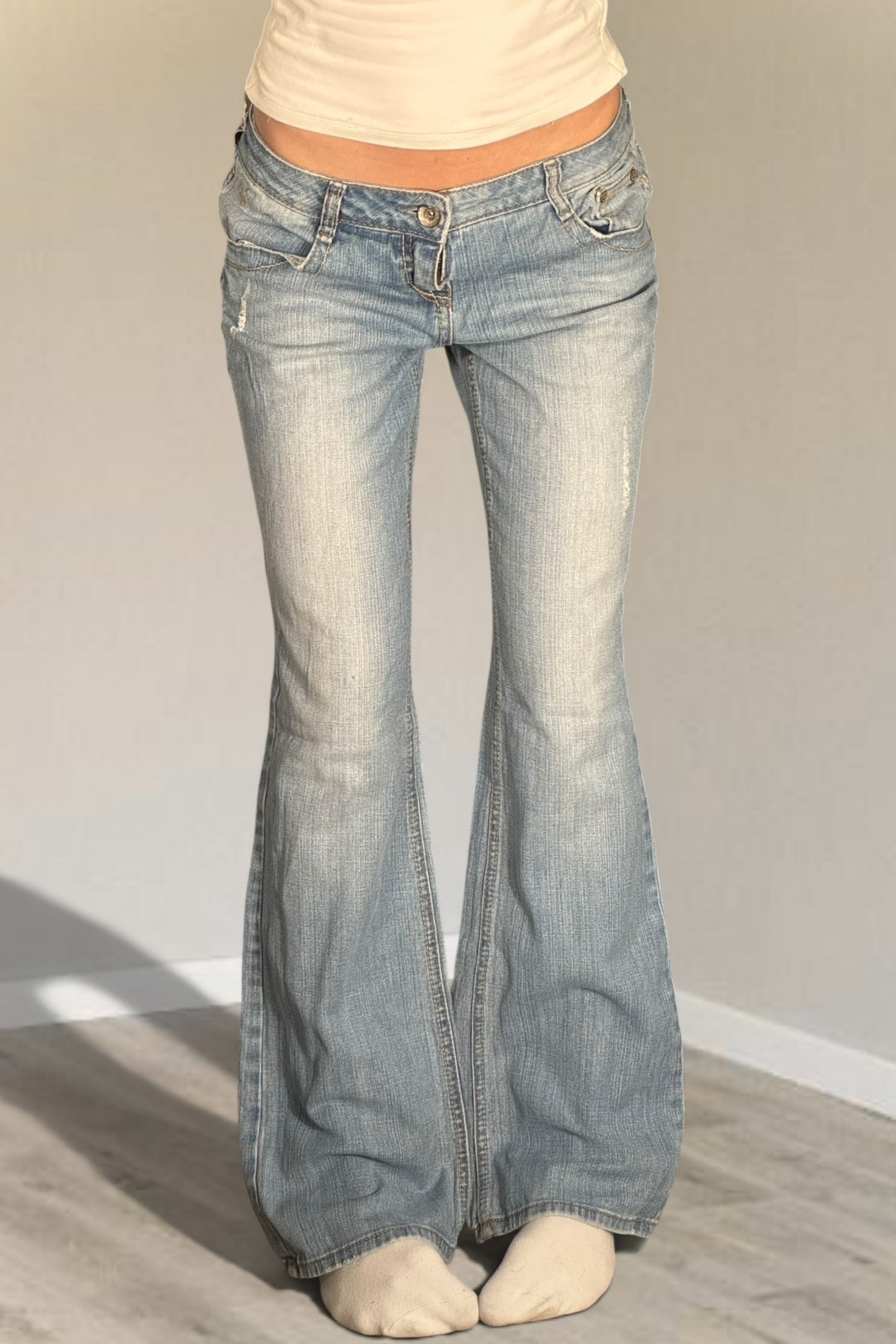 Lågmidjade jeans stl: S