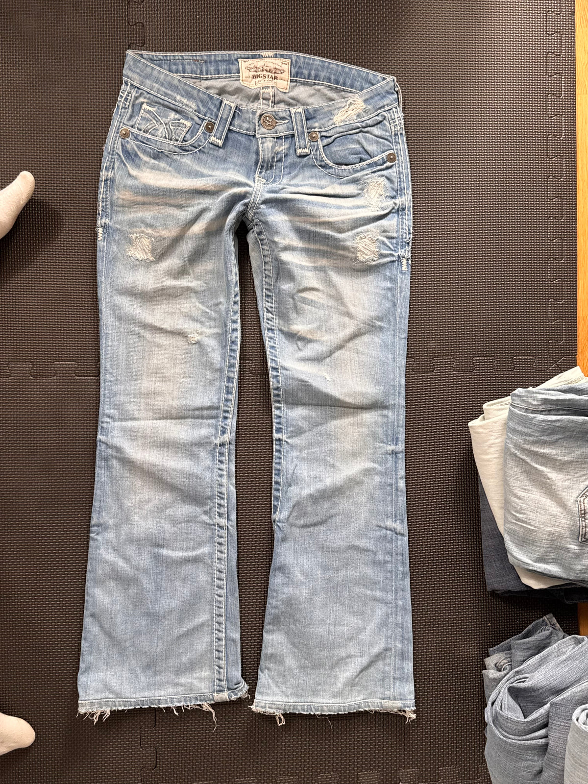 Lågmidjade jeans stl: S