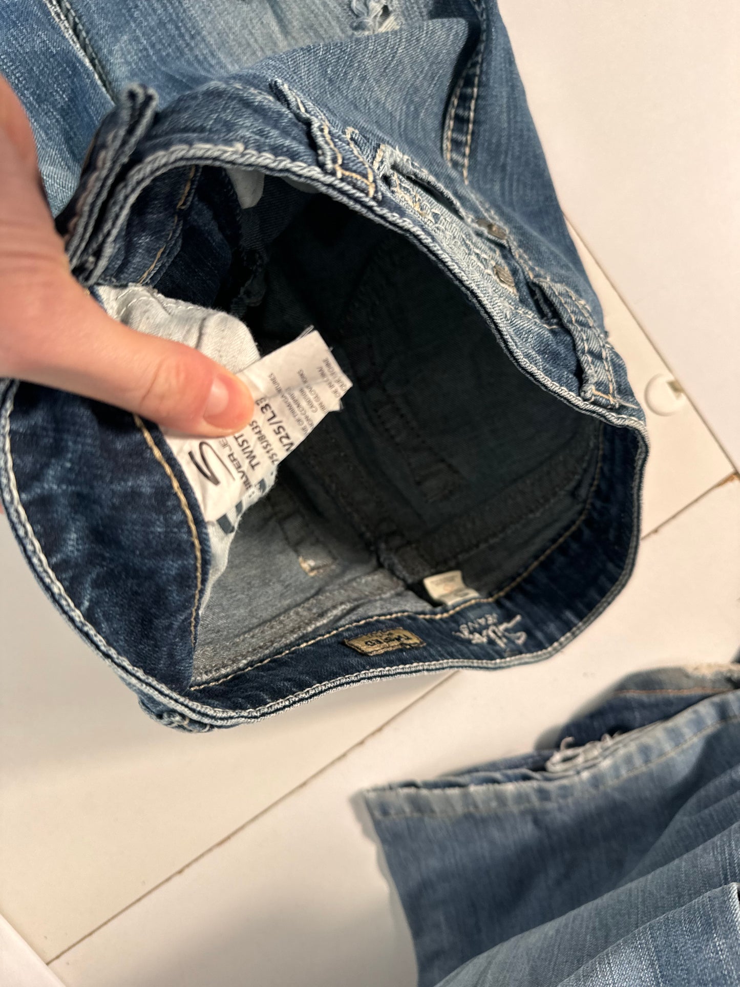 Lavtaljede jeans str: XS