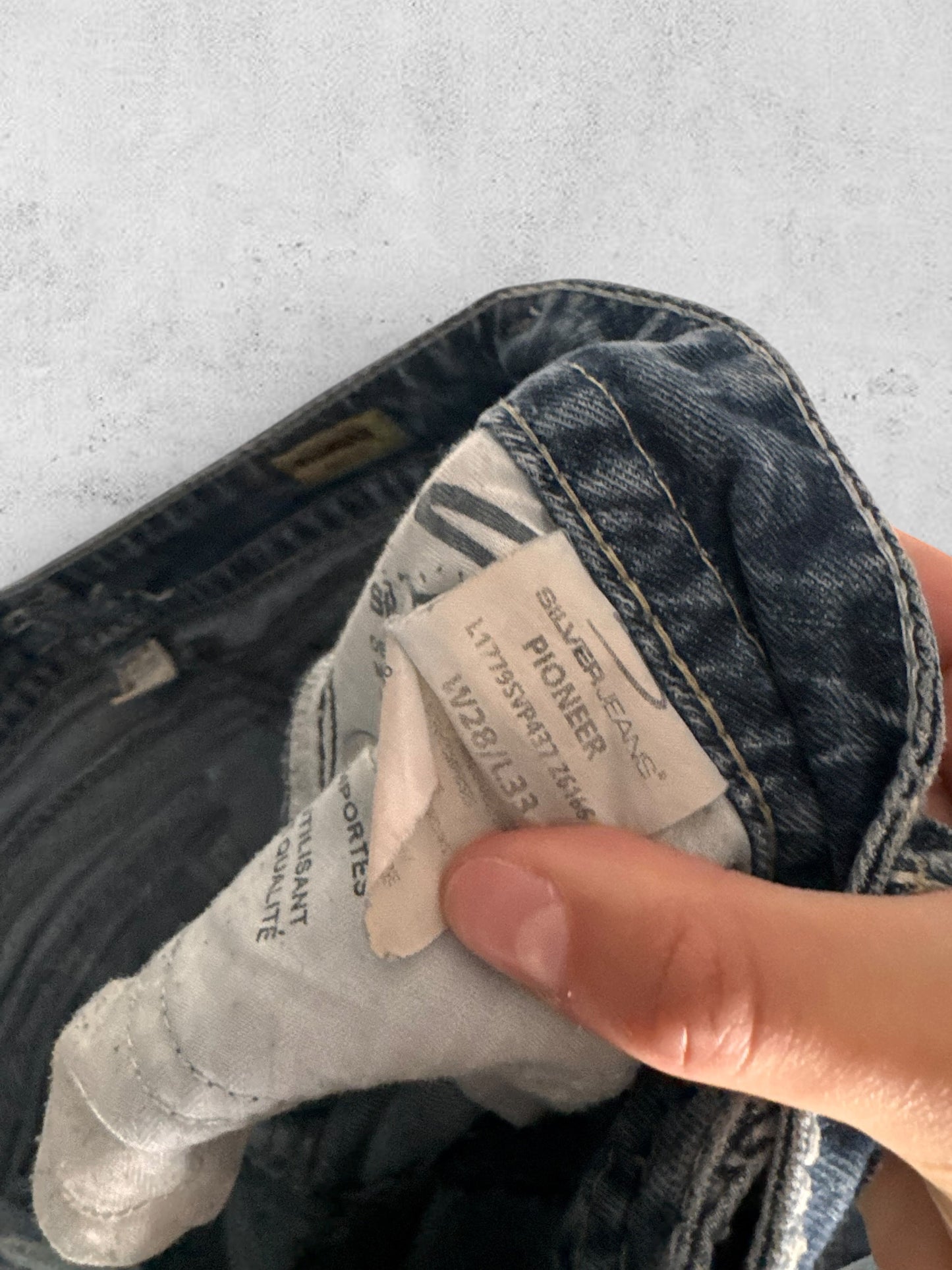 Lågmidjade jeans stl: S