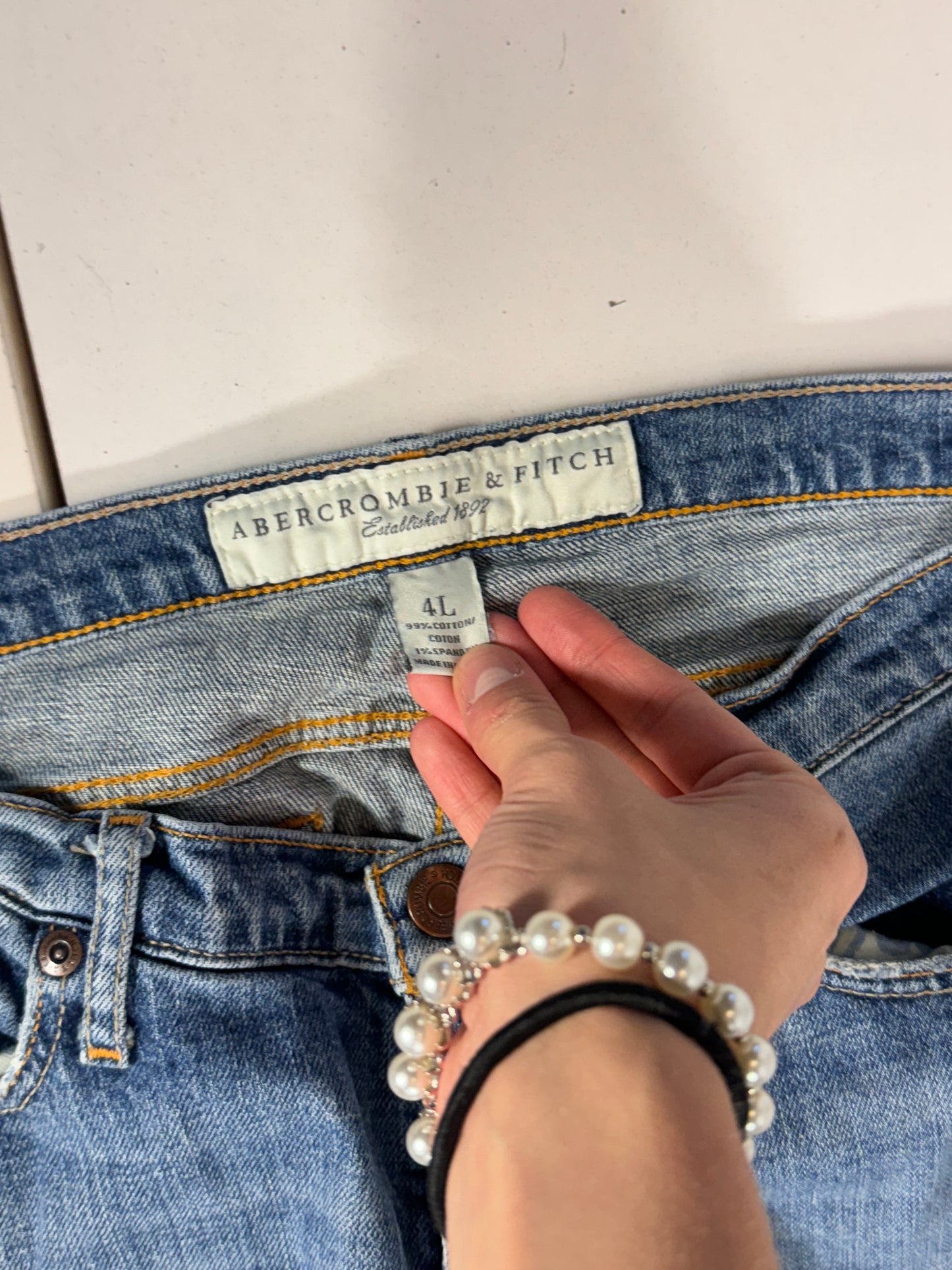 Lågmidjade jeans stl: S
