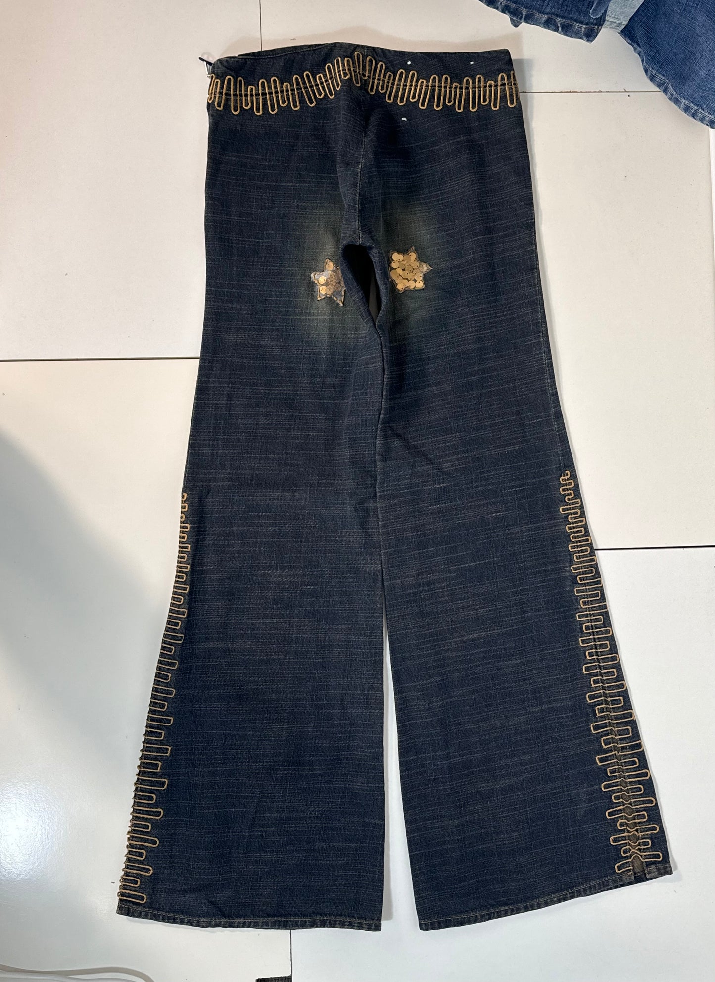 Lågmidjade byxor stl: XS