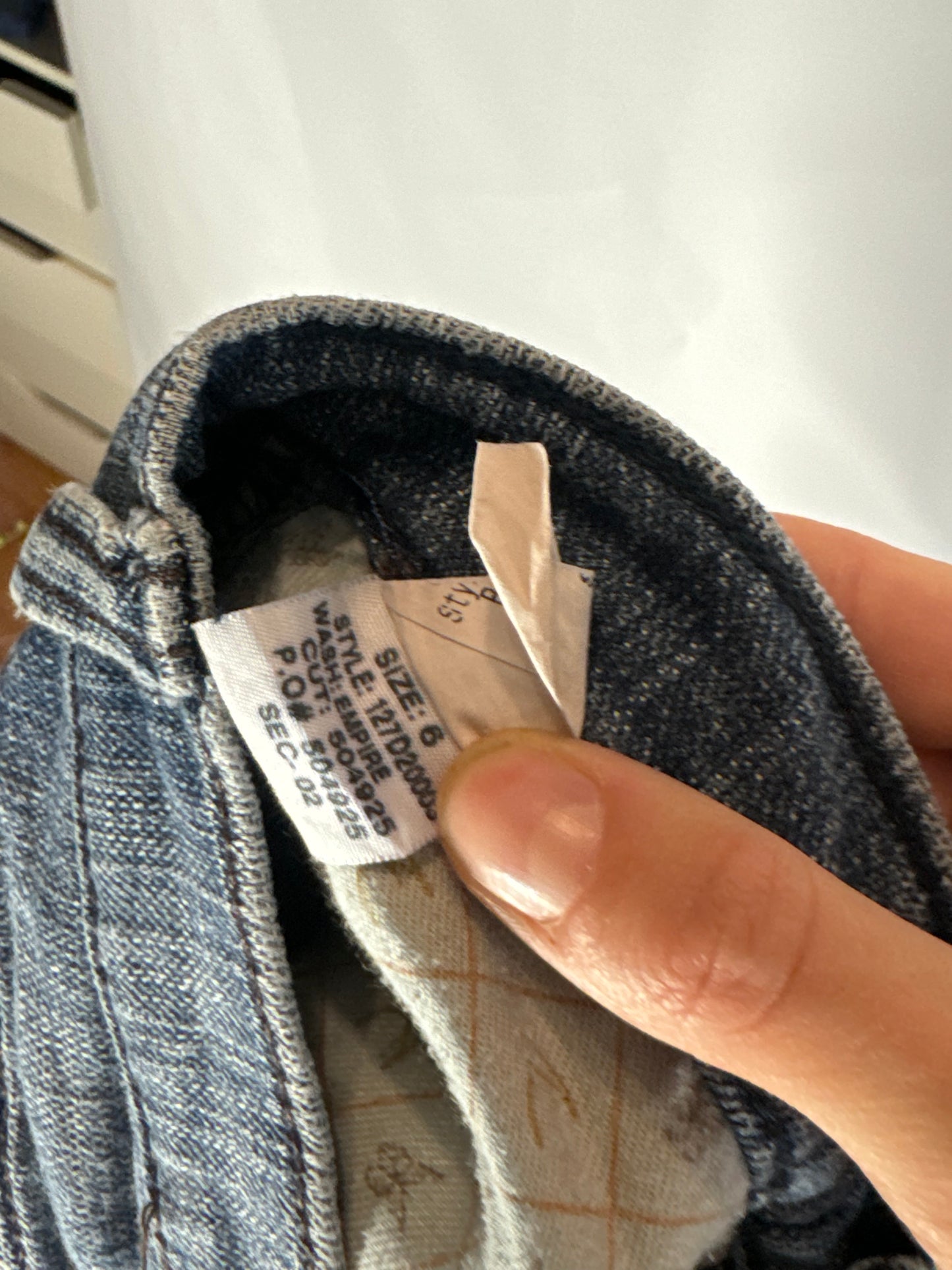 Lågmidjade jeans stl: S