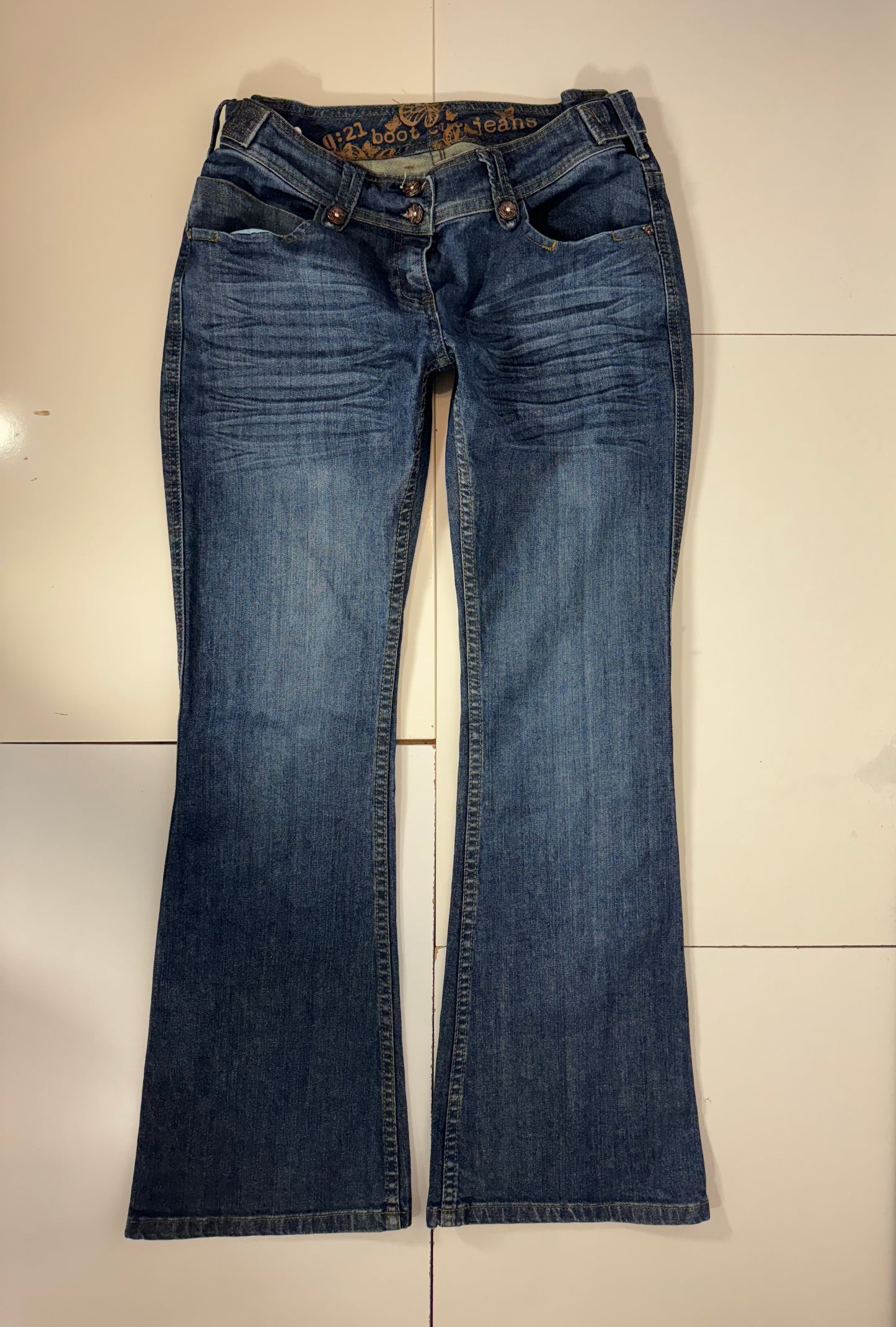 Lågmidjade jeans stl: M