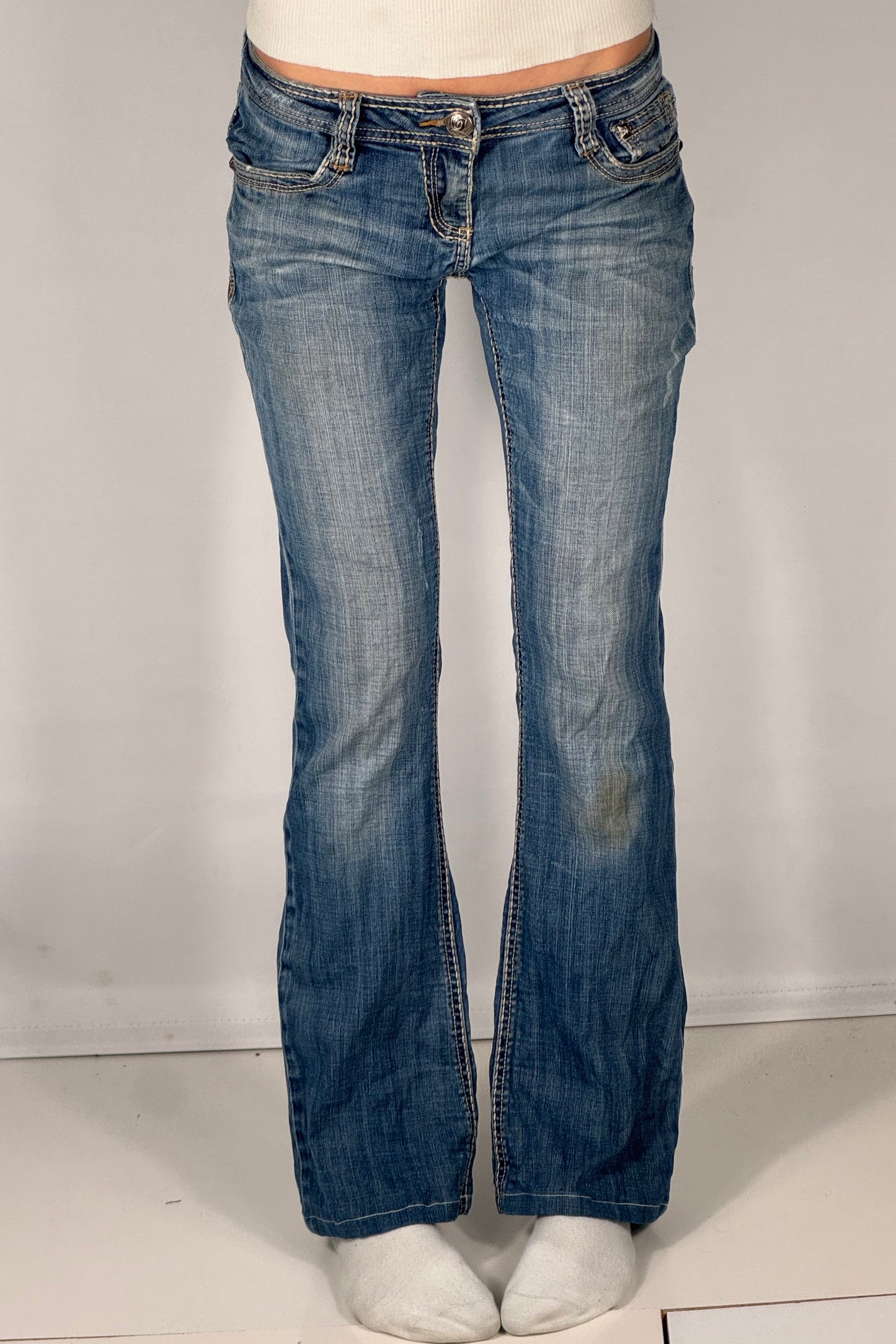 Lavtaljede jeans str: XXS