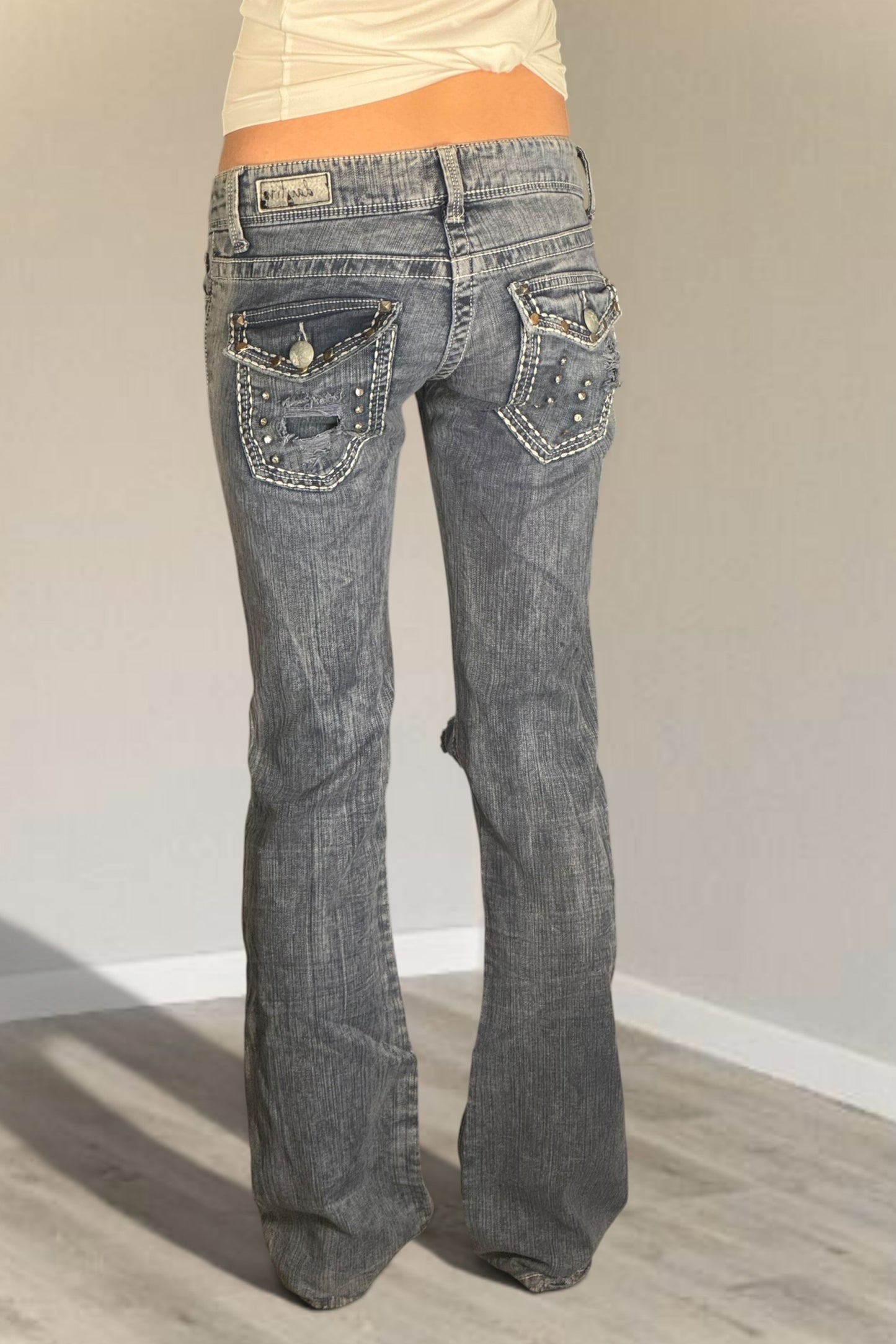 Lågmidjade jeans stl: XS