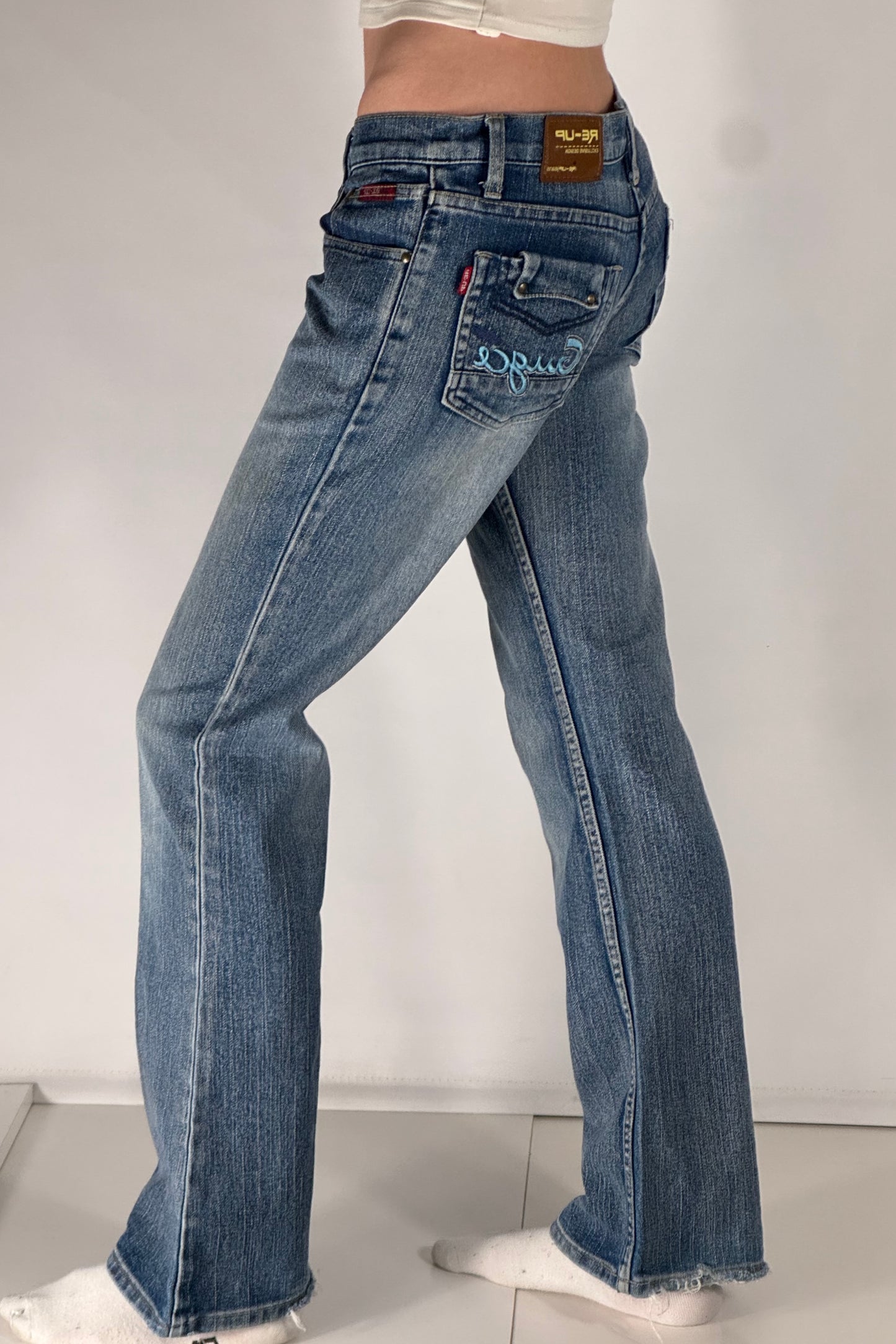 Lågmidjade jeans stl: S