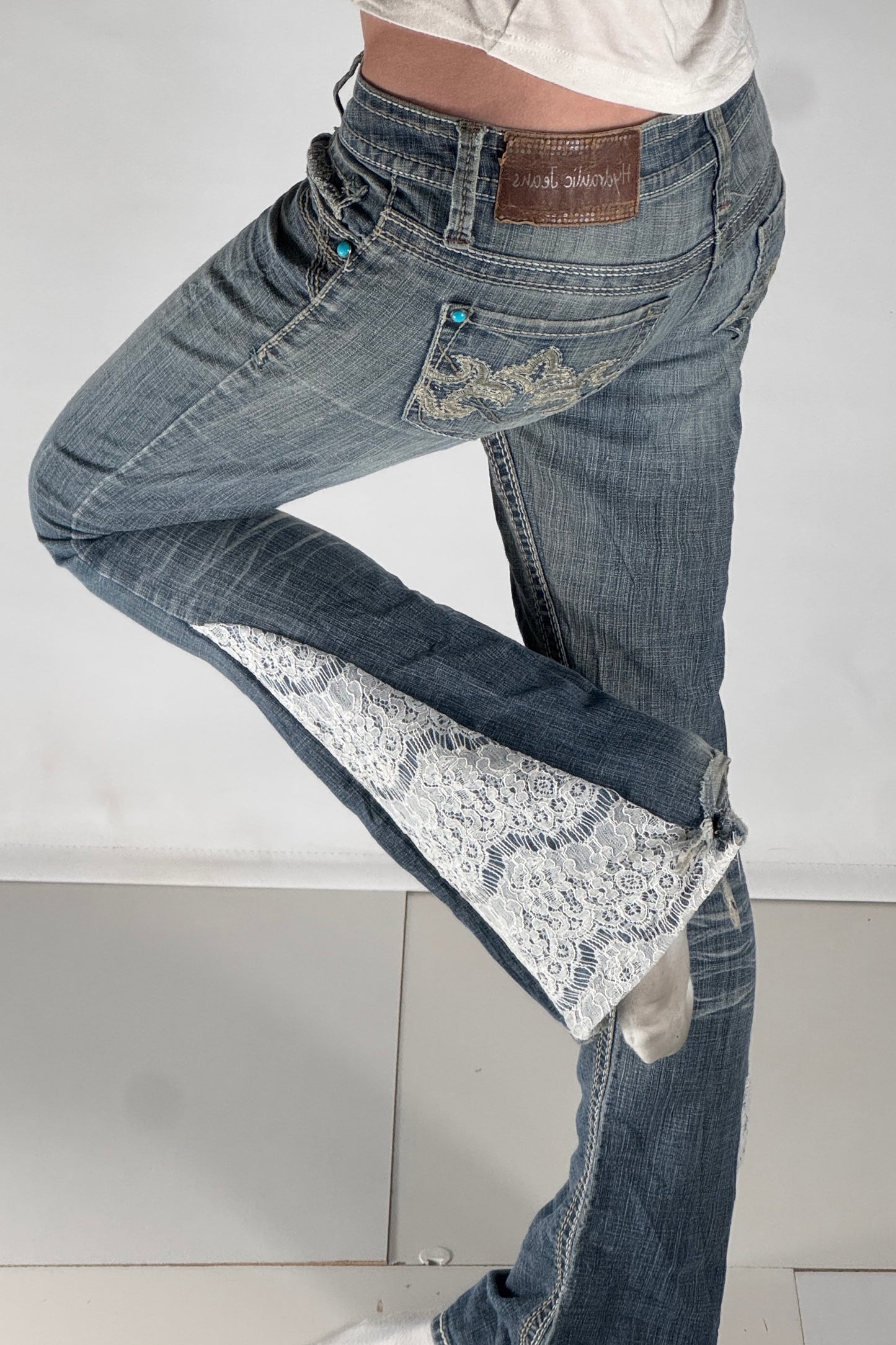 Lågmidjade jeans stl: XS