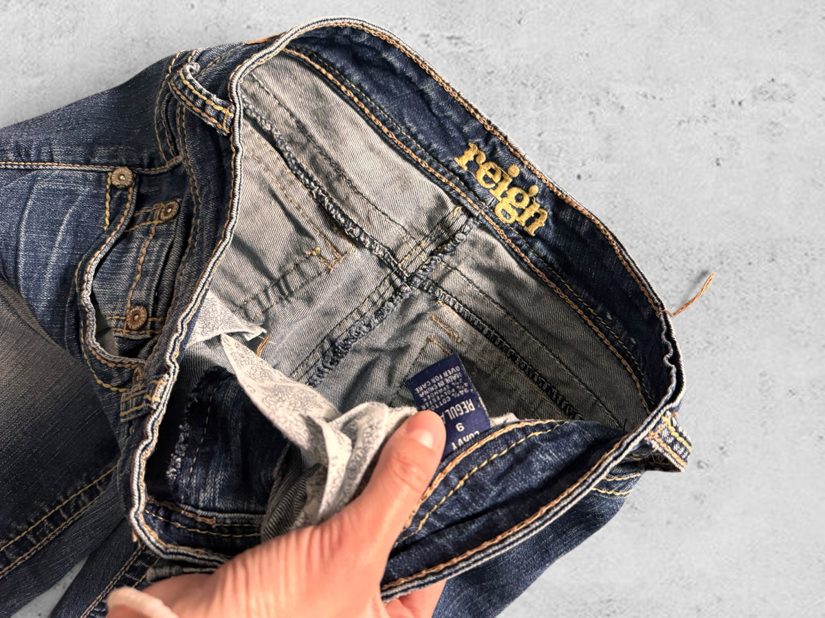 Lågmidjade jeans stl: S