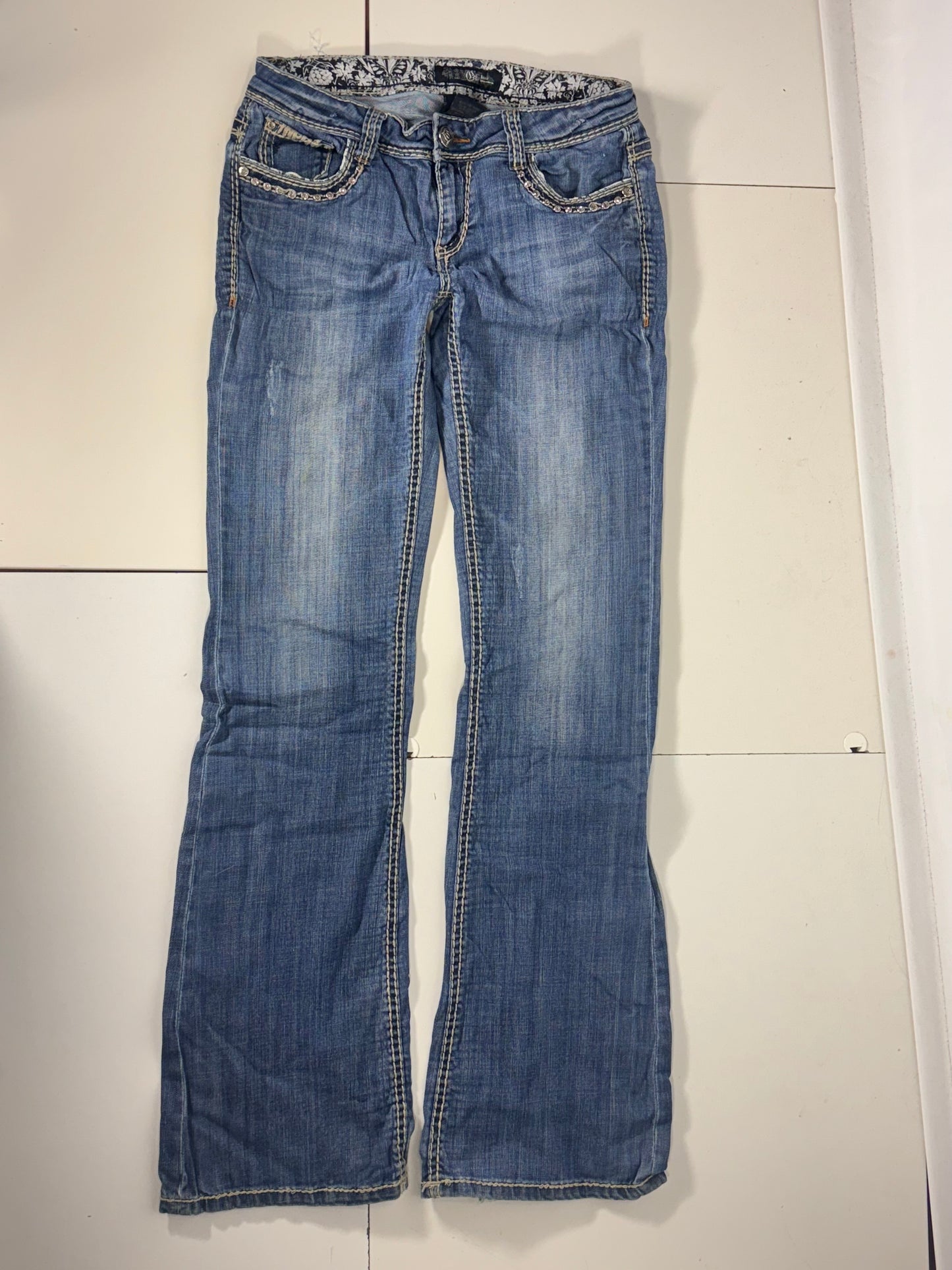 Lågmidjade jeans stl: S