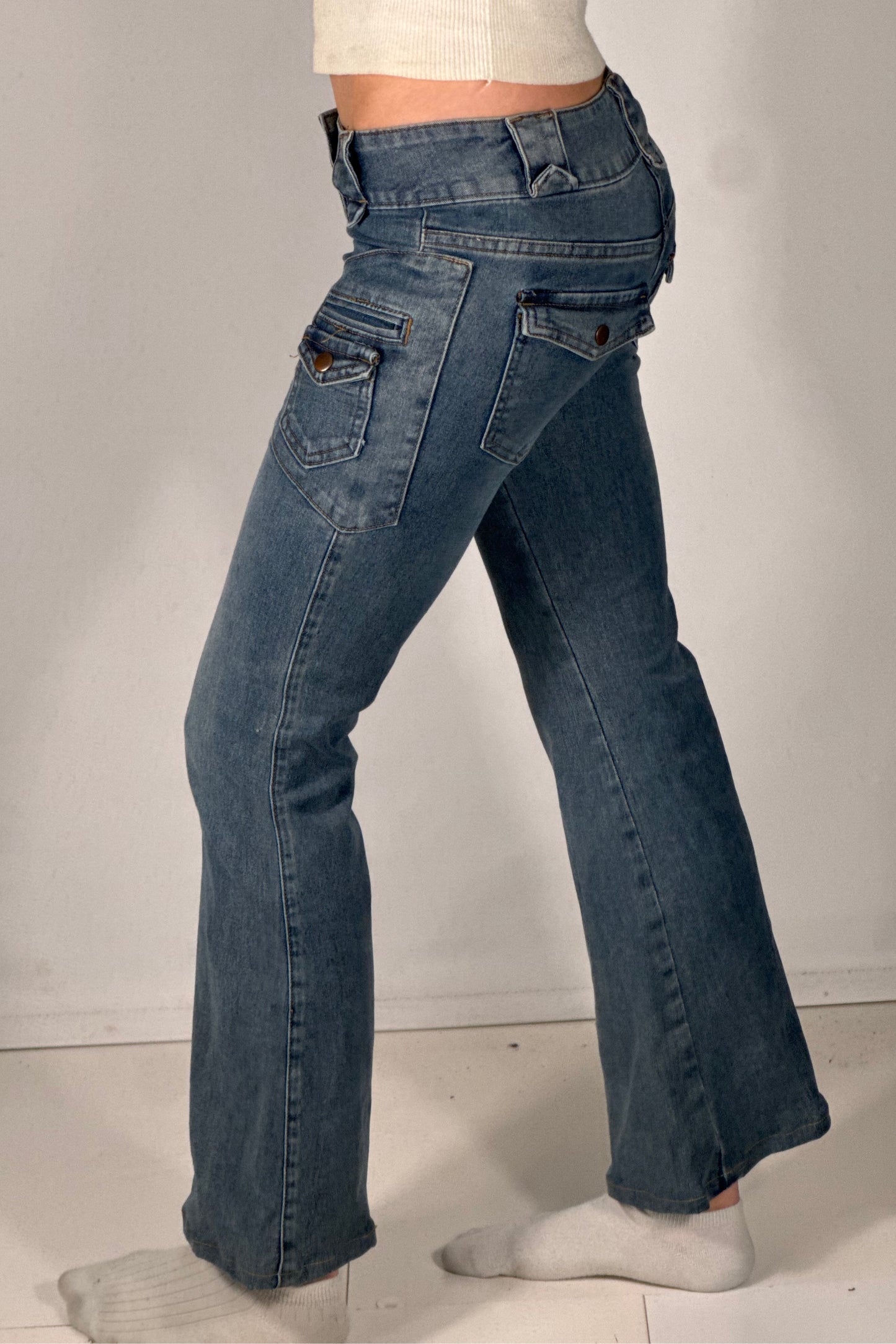 Lågmidjade jeans stl: XXS