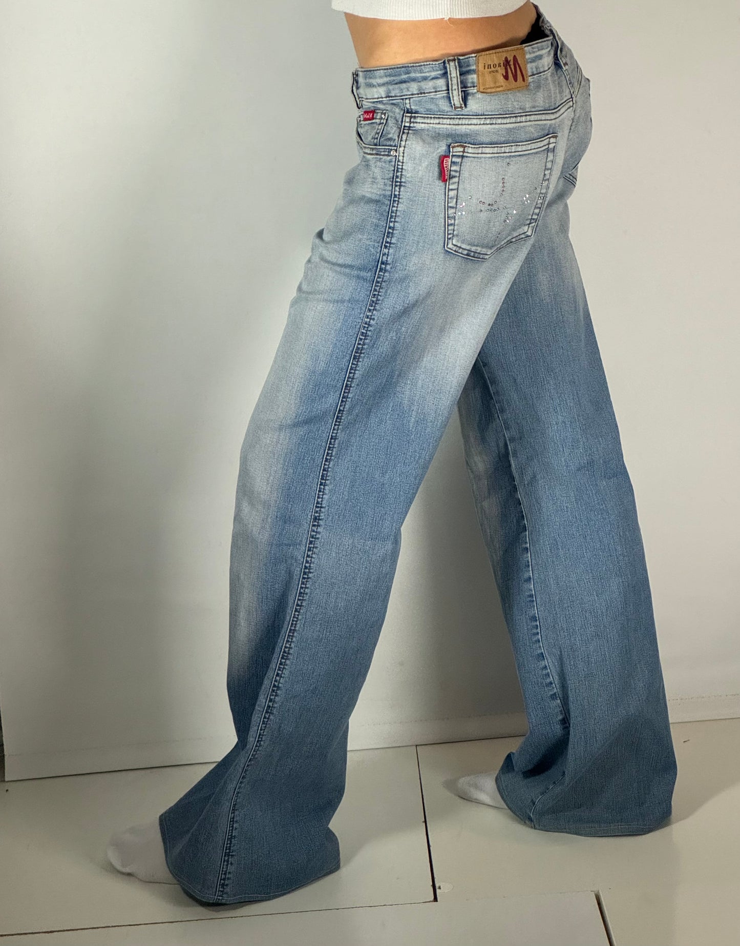 Lågmidjade jeans stl: M