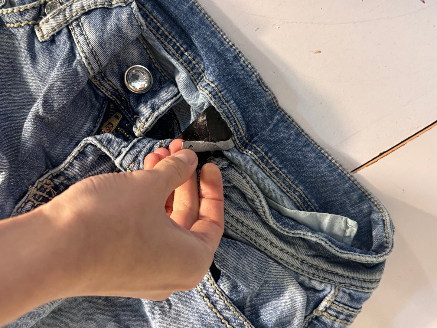 Lågmidjade jeans stl: XS