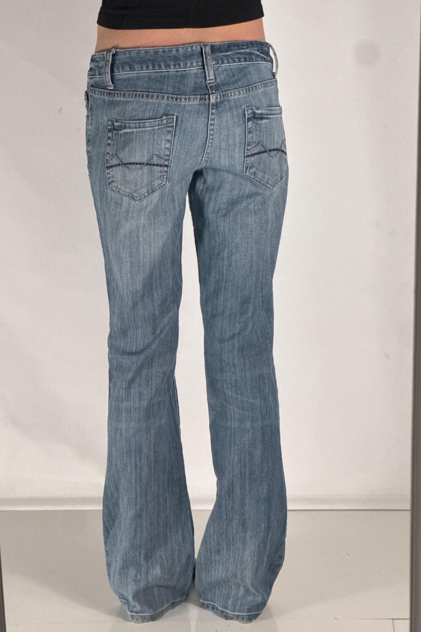 Lågmidjade jeans stl: S