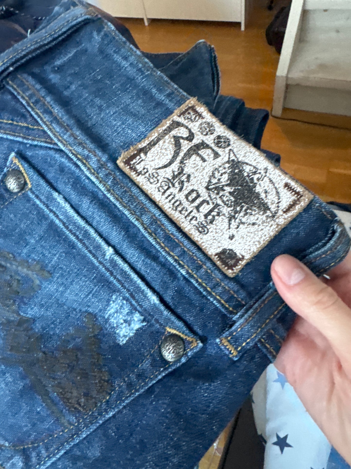 Lågmidjade jeans stl: M