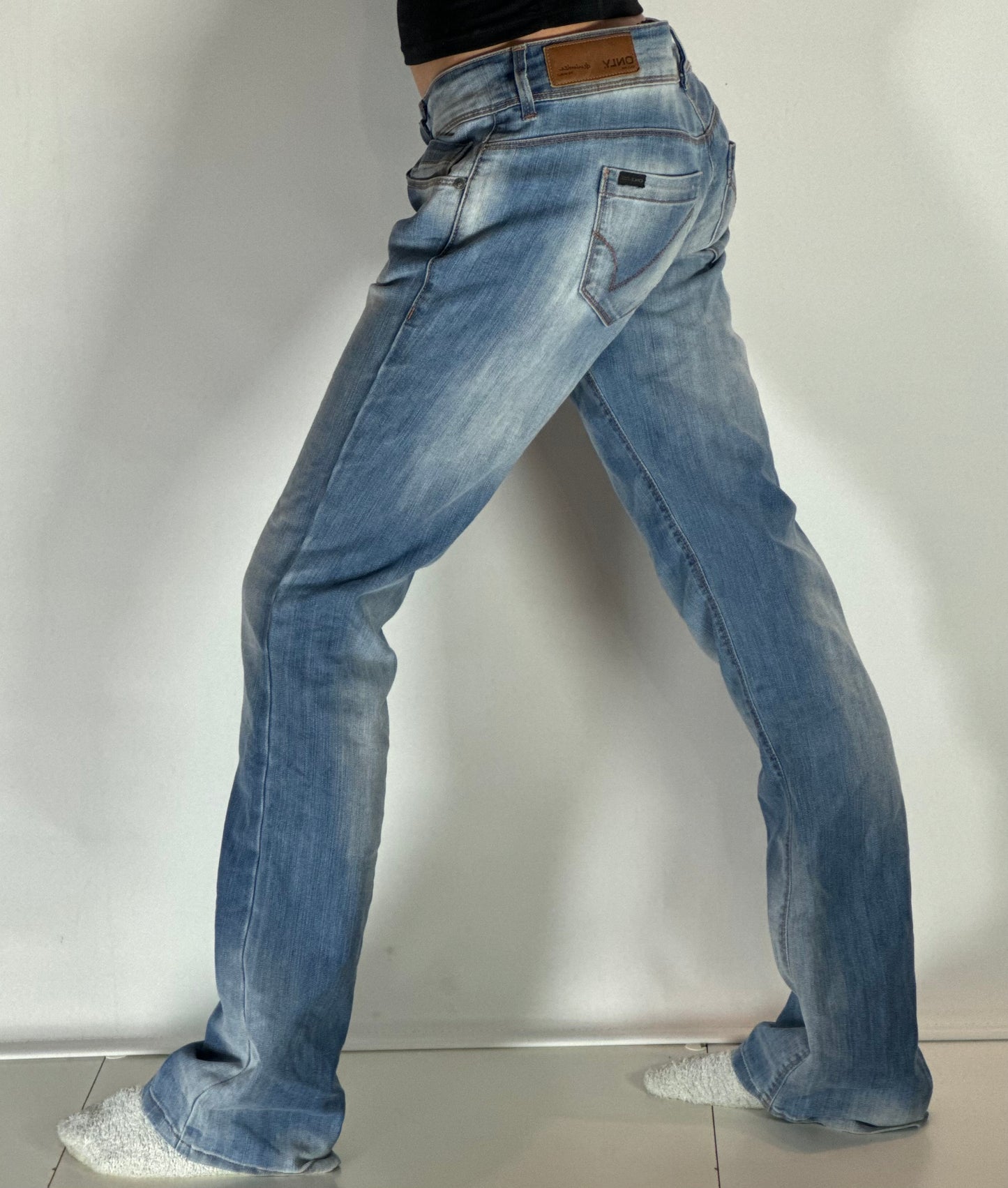 Lågmidjade jeans stl: M