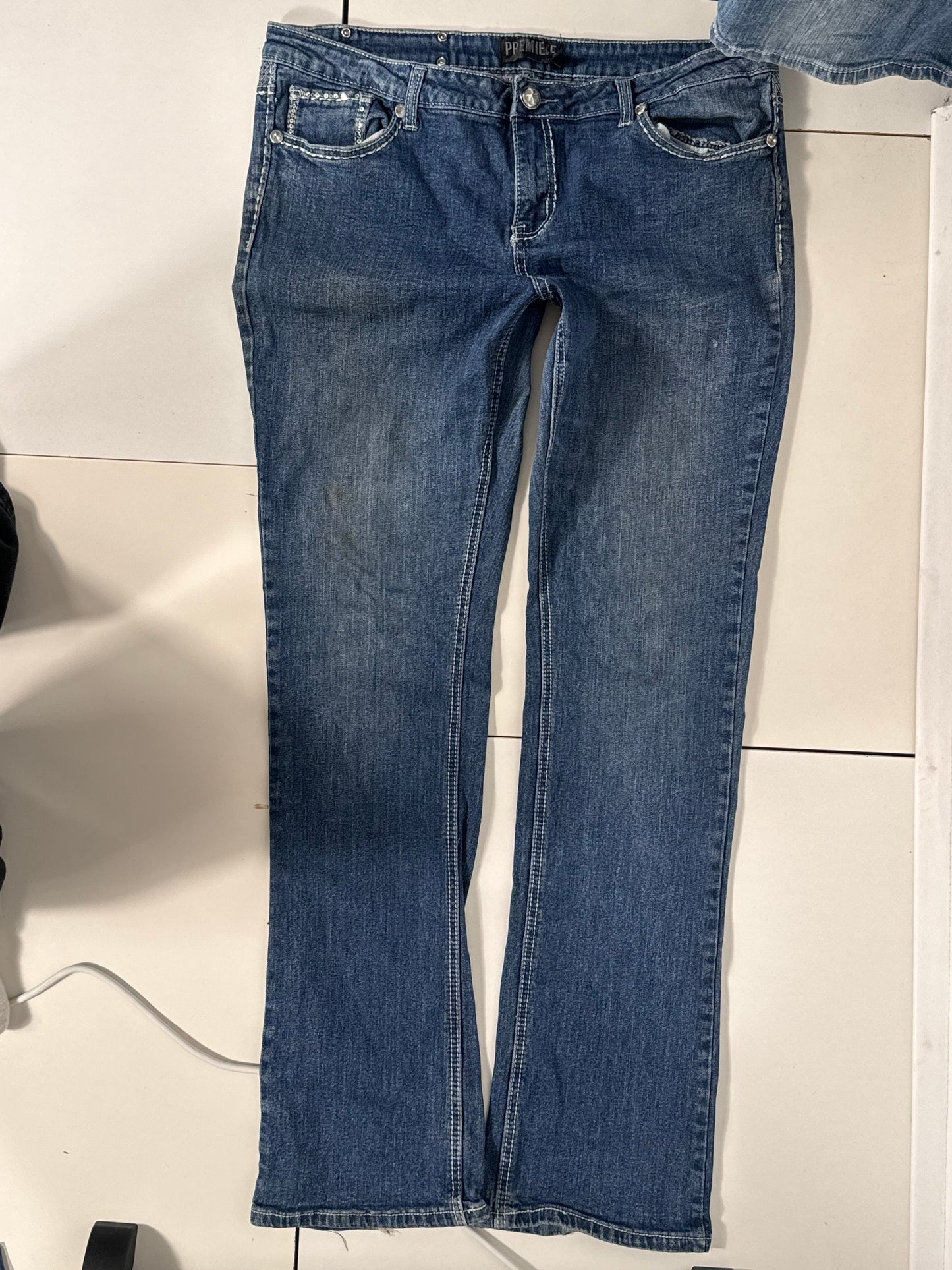 Lågmidjade jeans stl: L