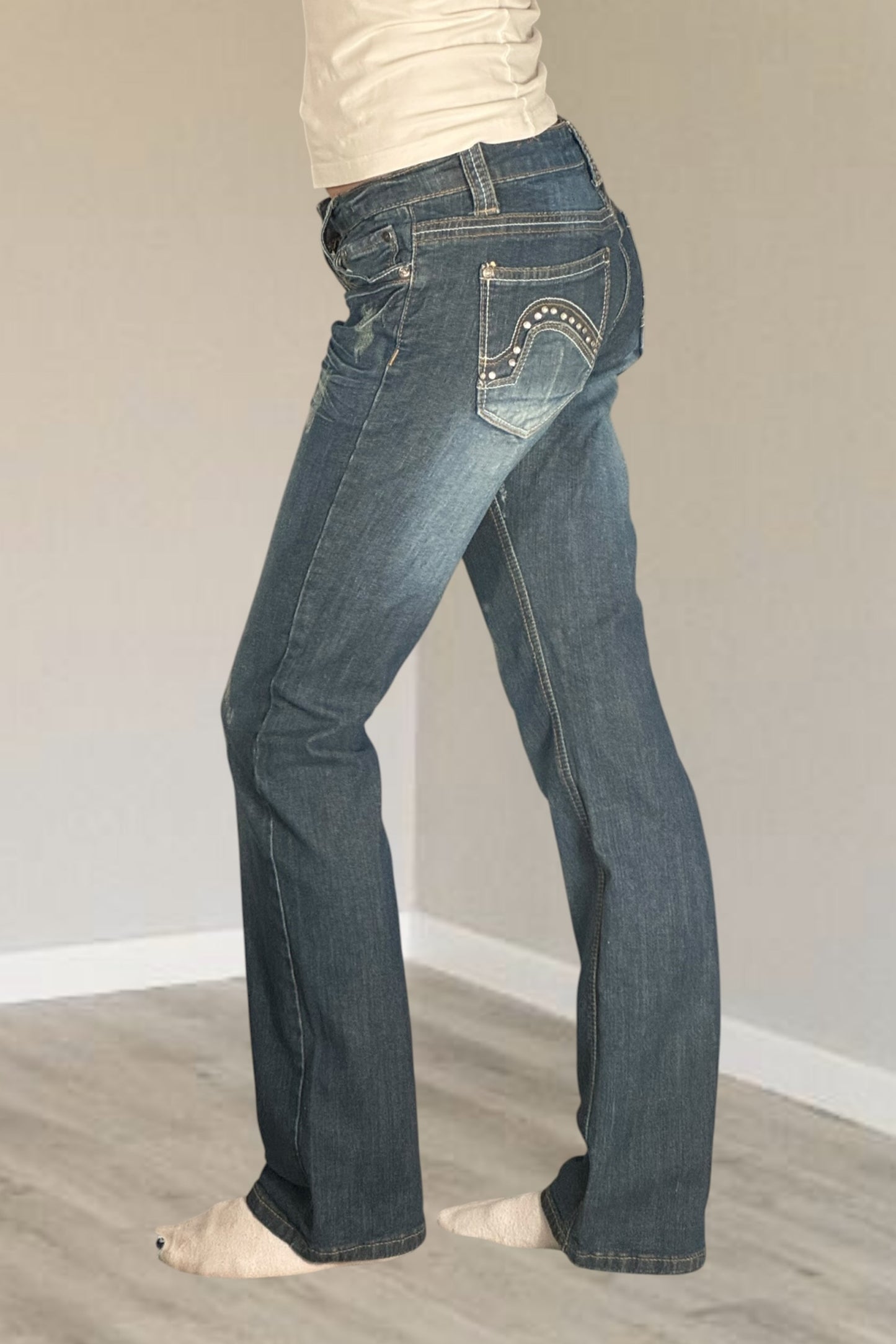 Lågmidjade jeans stl: XS